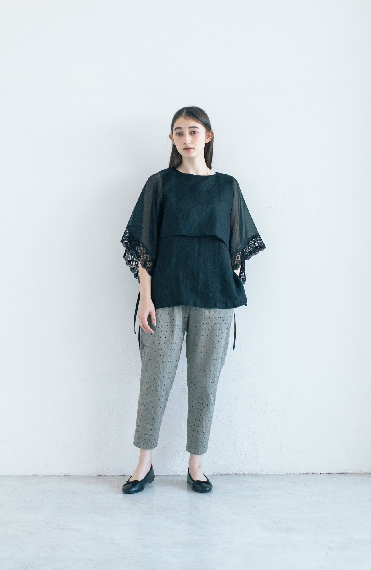 Cape blouse