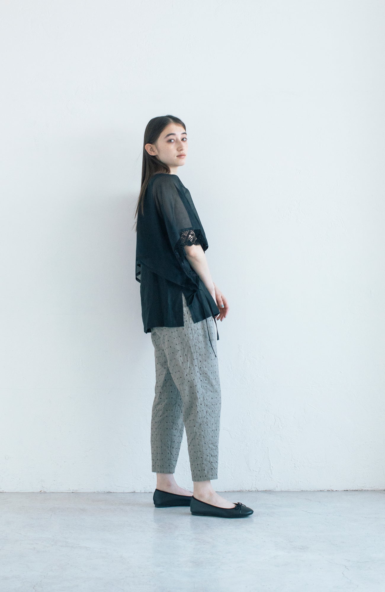 Cape blouse
