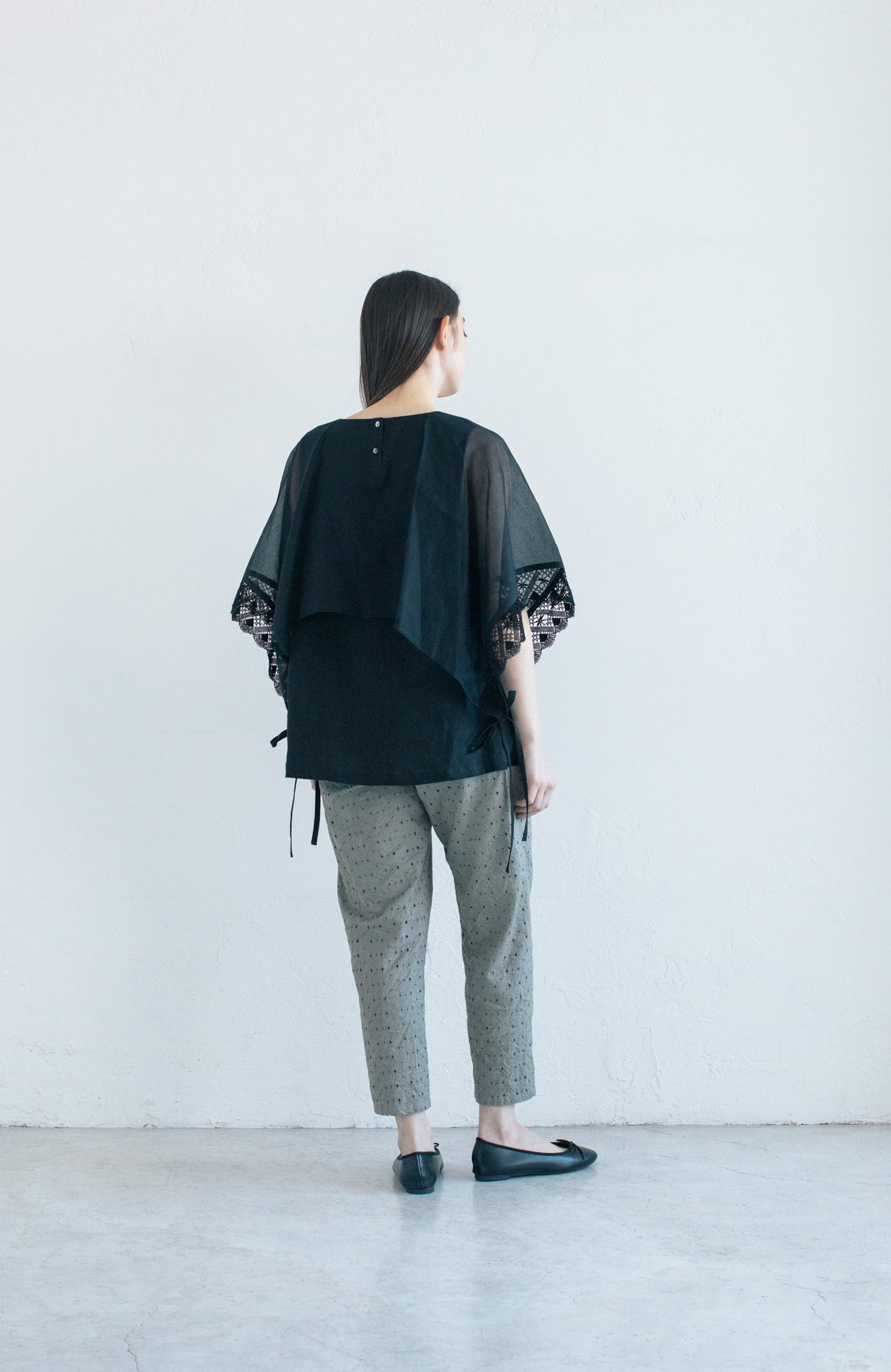 Cape blouse