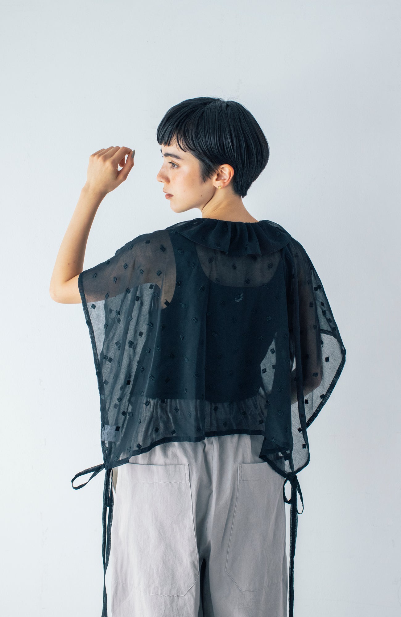 Sukre Tuck Collar Blouse