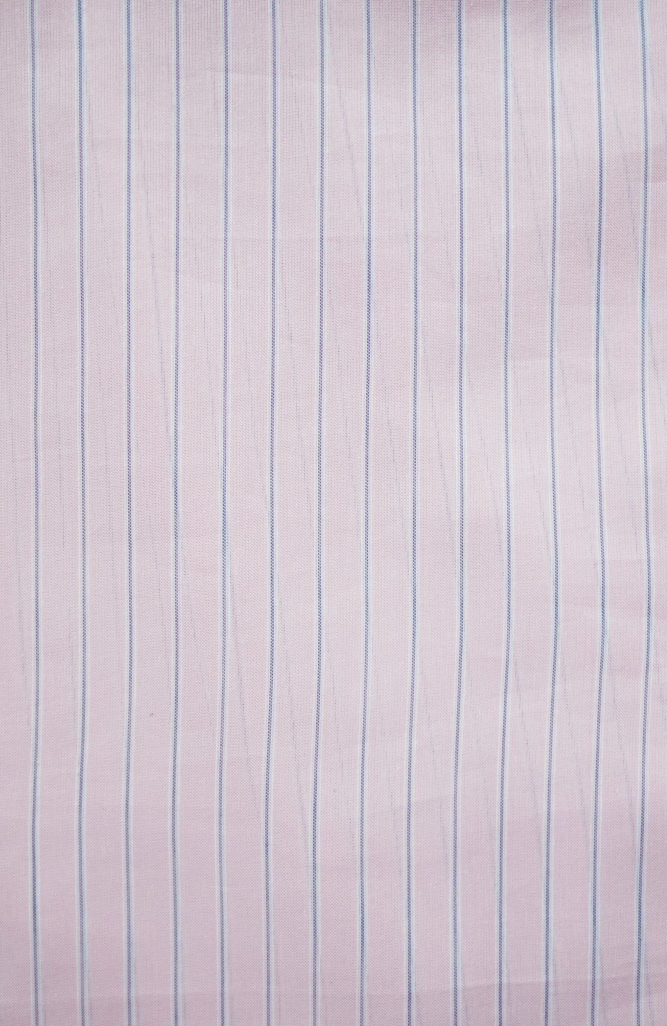 Striped band collar shirt
