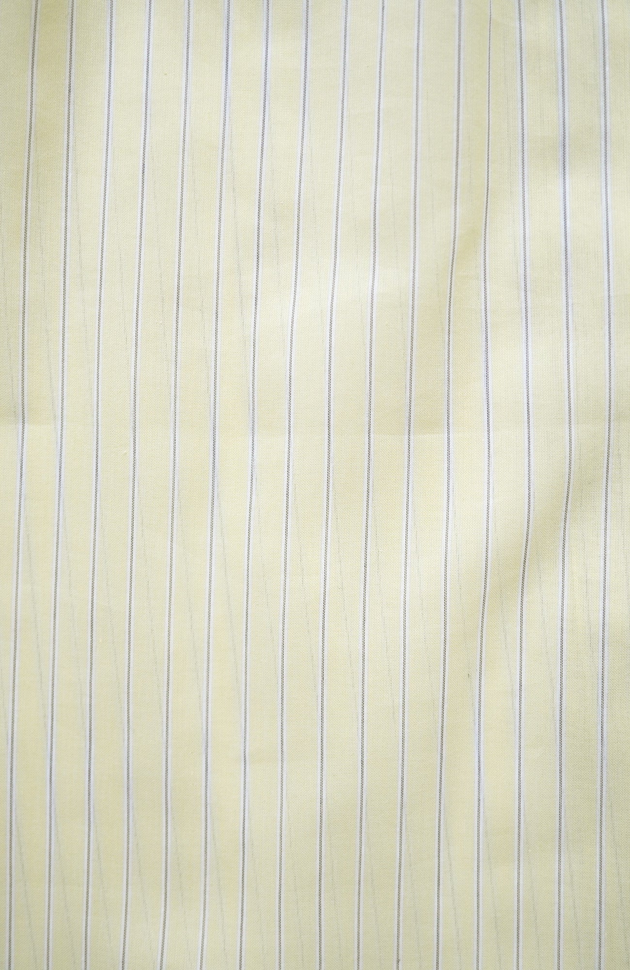 Striped band collar shirt