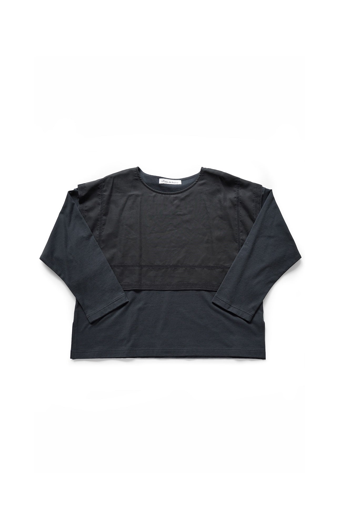 Square collar pullover