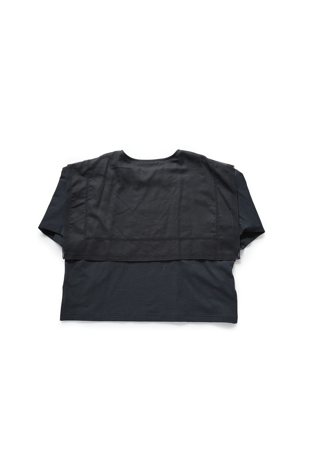 Square collar pullover