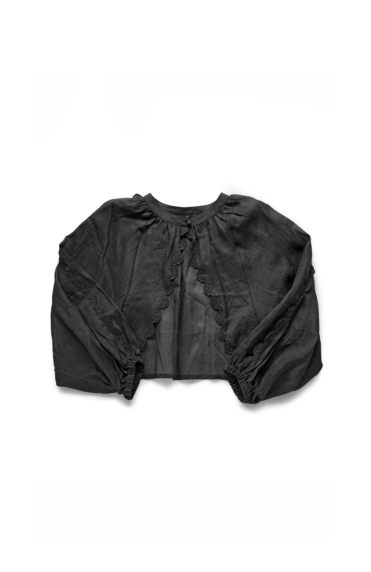 Bowler Scallop Sleeve Blouse (2025 Summer Collection)