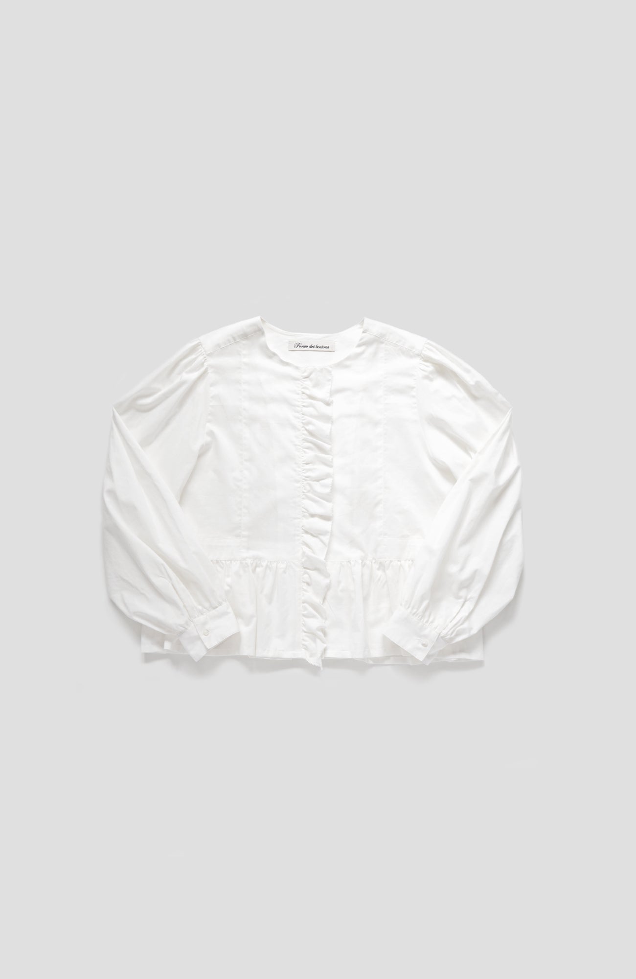 フロントフリルブラウス(2025 Pre-Spring Collection)