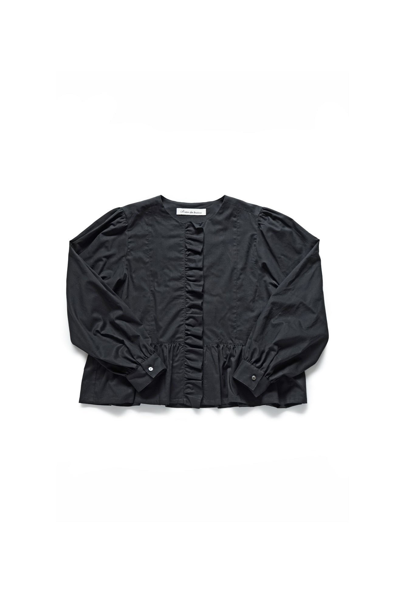 フロントフリルブラウス(2025 Pre-Spring Collection)