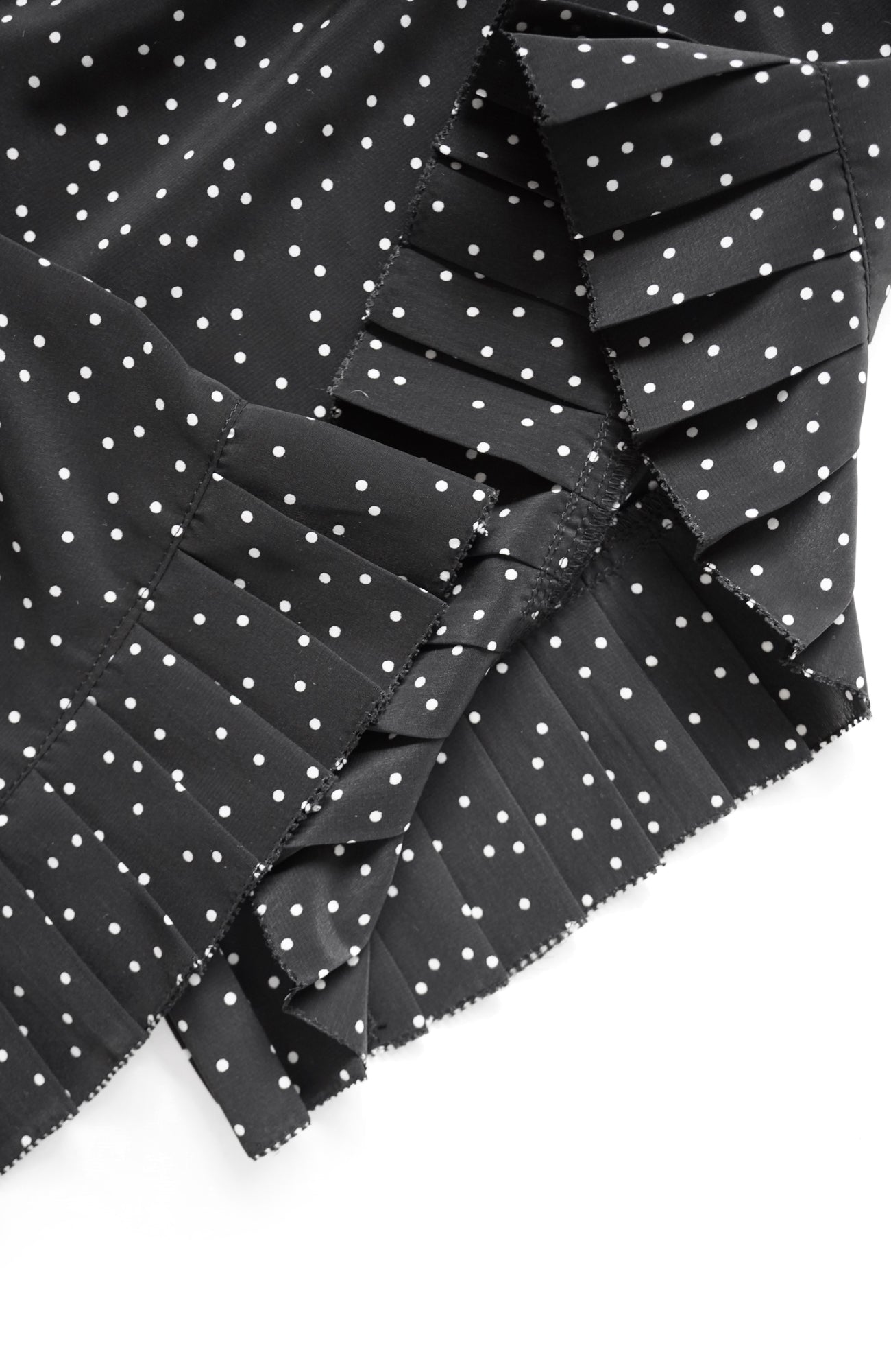 Dot hem pleated pants (2025 Pre-Spring Collection)