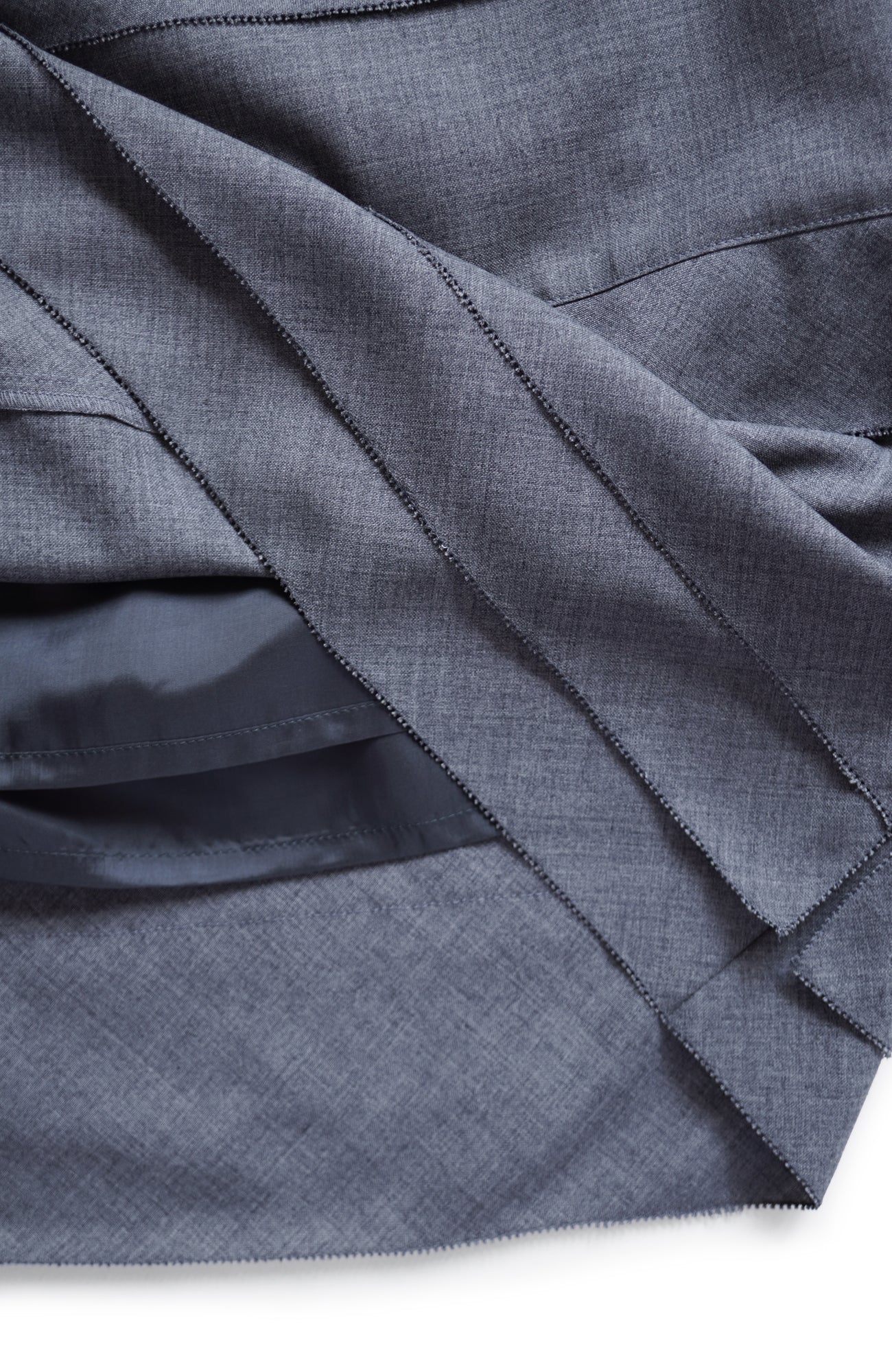 Wool Blend Couche Skirt (2025 Pre-Spring Collection)