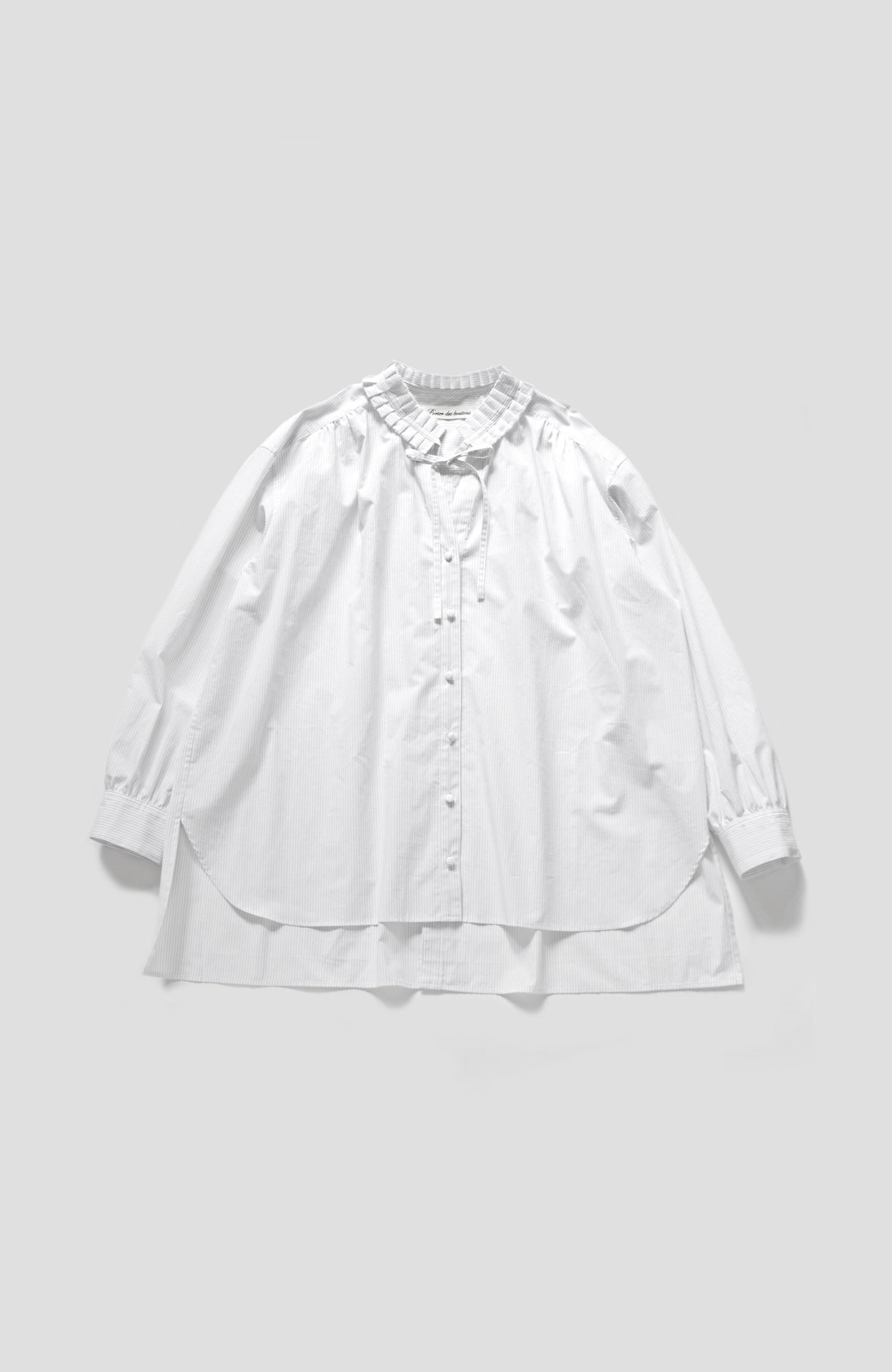 Tuck collar shirt (2025 Spring Collection)