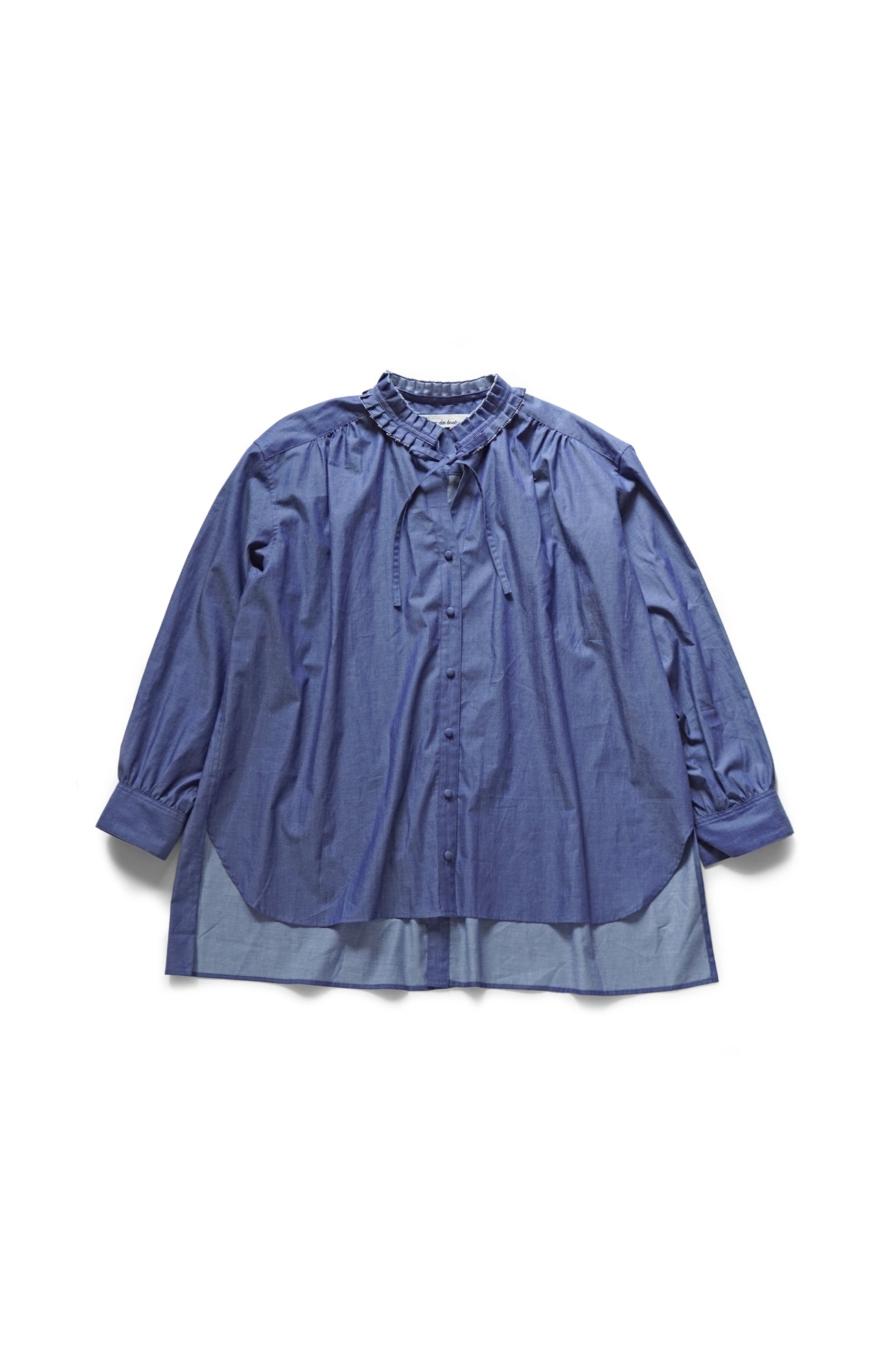 Tuck collar shirt (2025 Spring Collection)