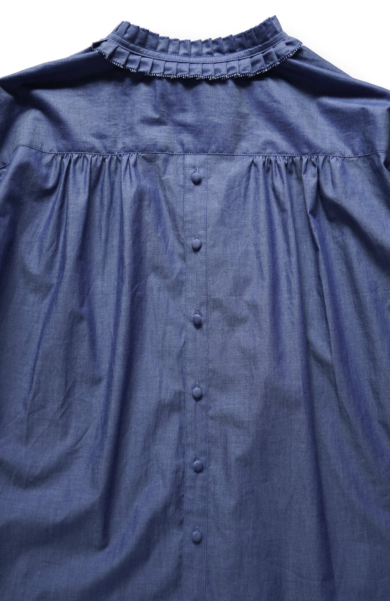 Tuck collar shirt (2025 Spring Collection)