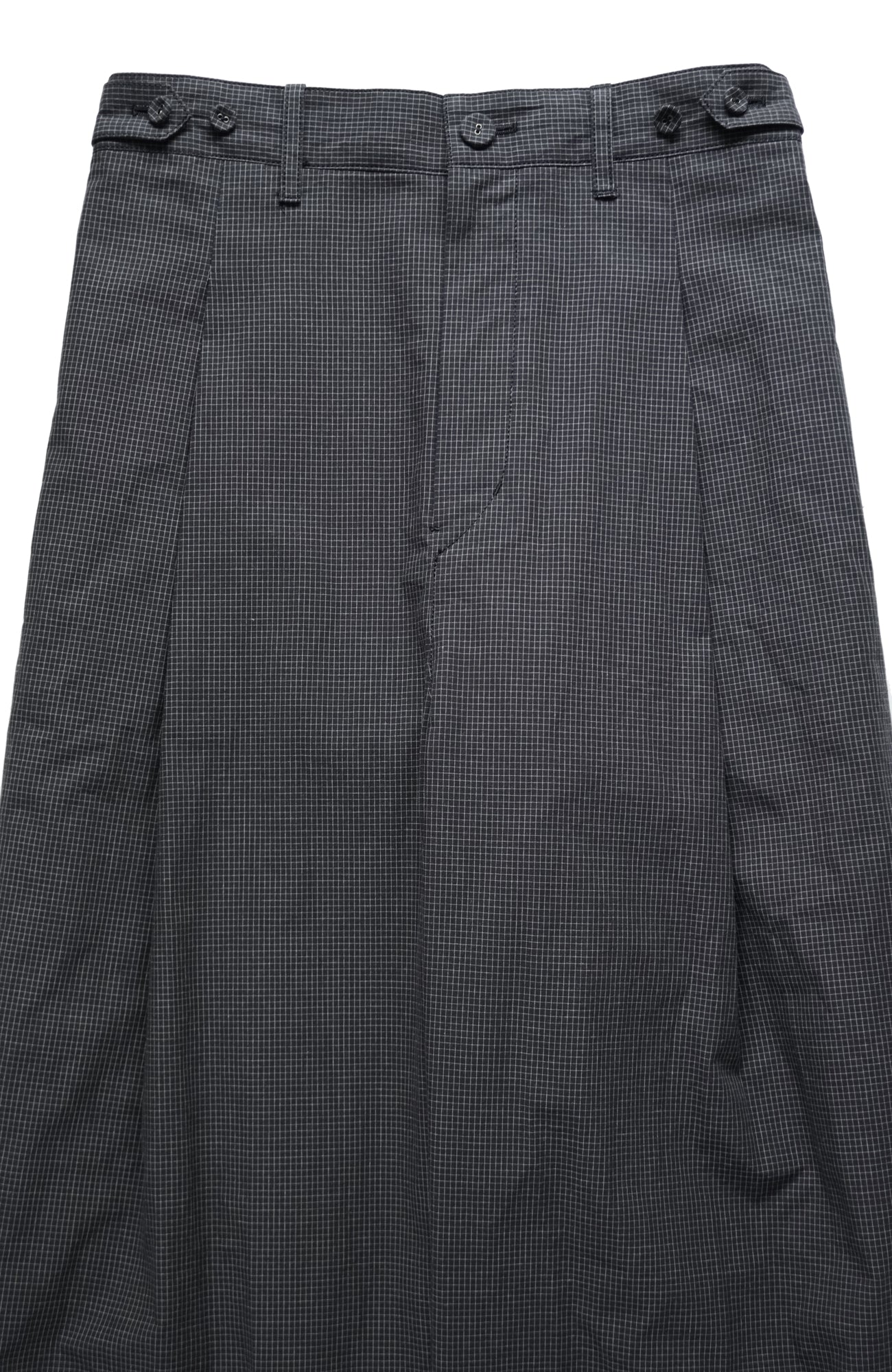 One-tuck pants/mini windowpane check (2025 Spring Collection)