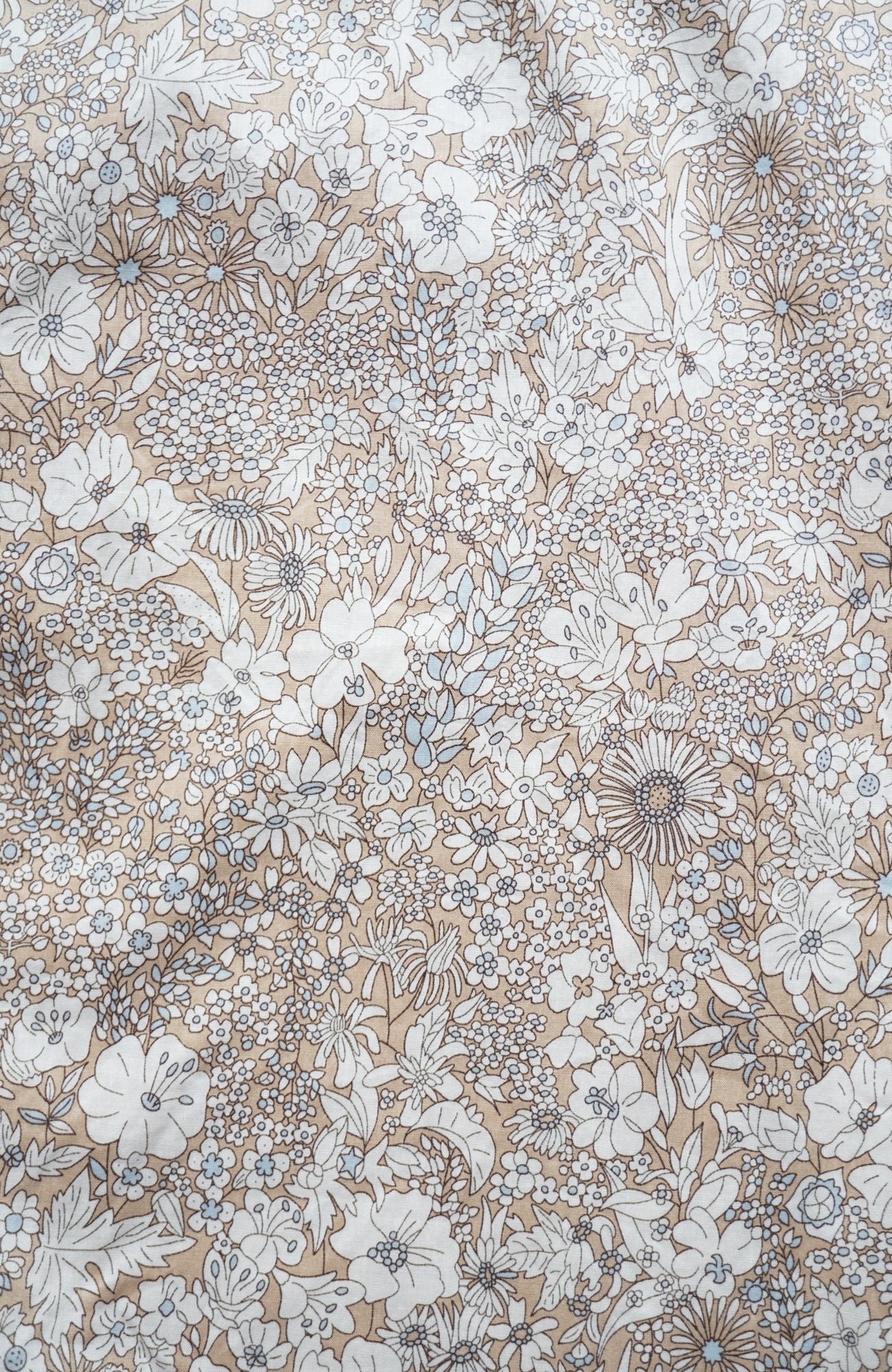 LIBERTY PRINT ruffle neck pullover (2025 Spring Collection)