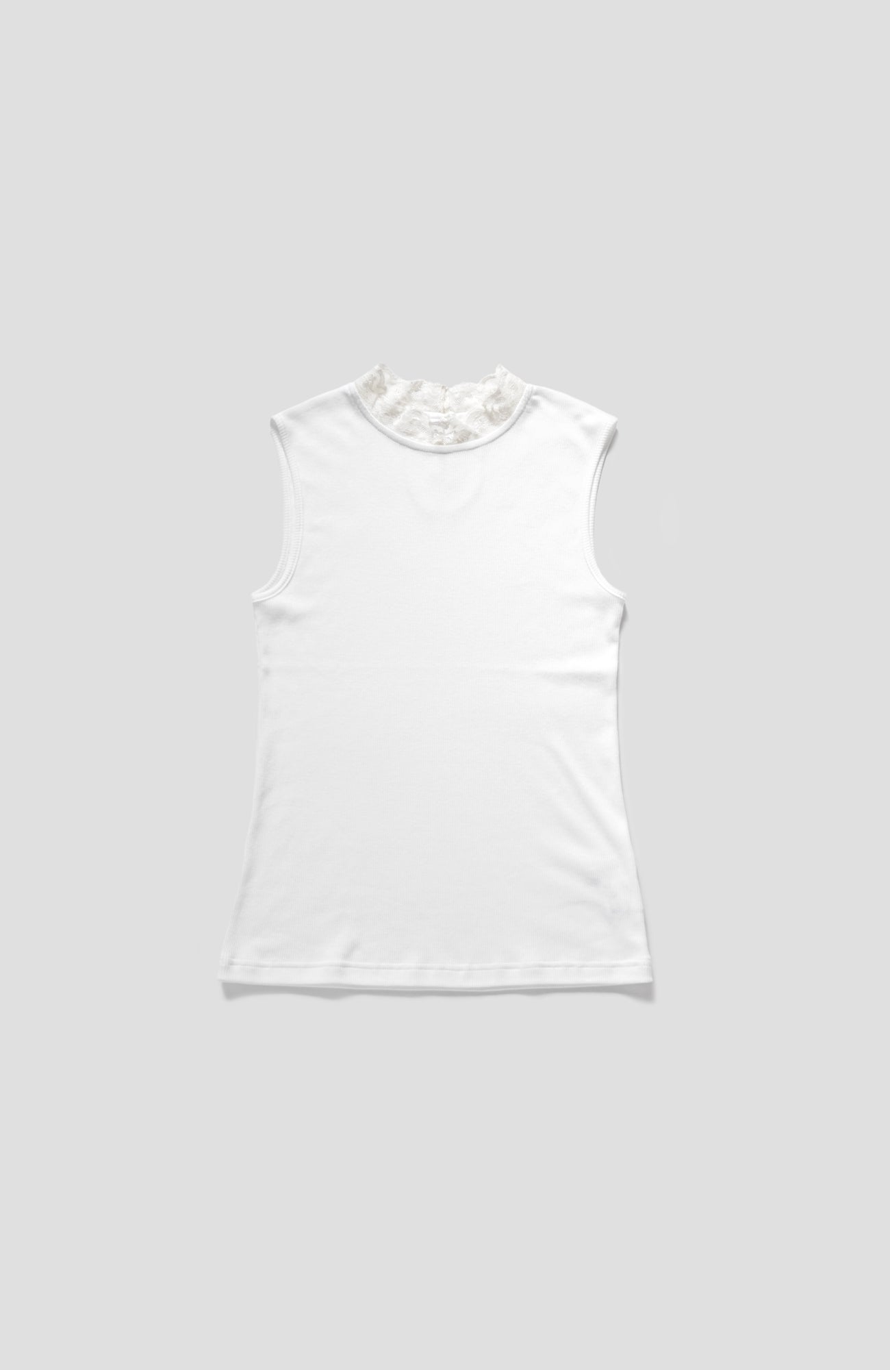 モックネックレーステレコノースリーブ(2025 Spring Collection)