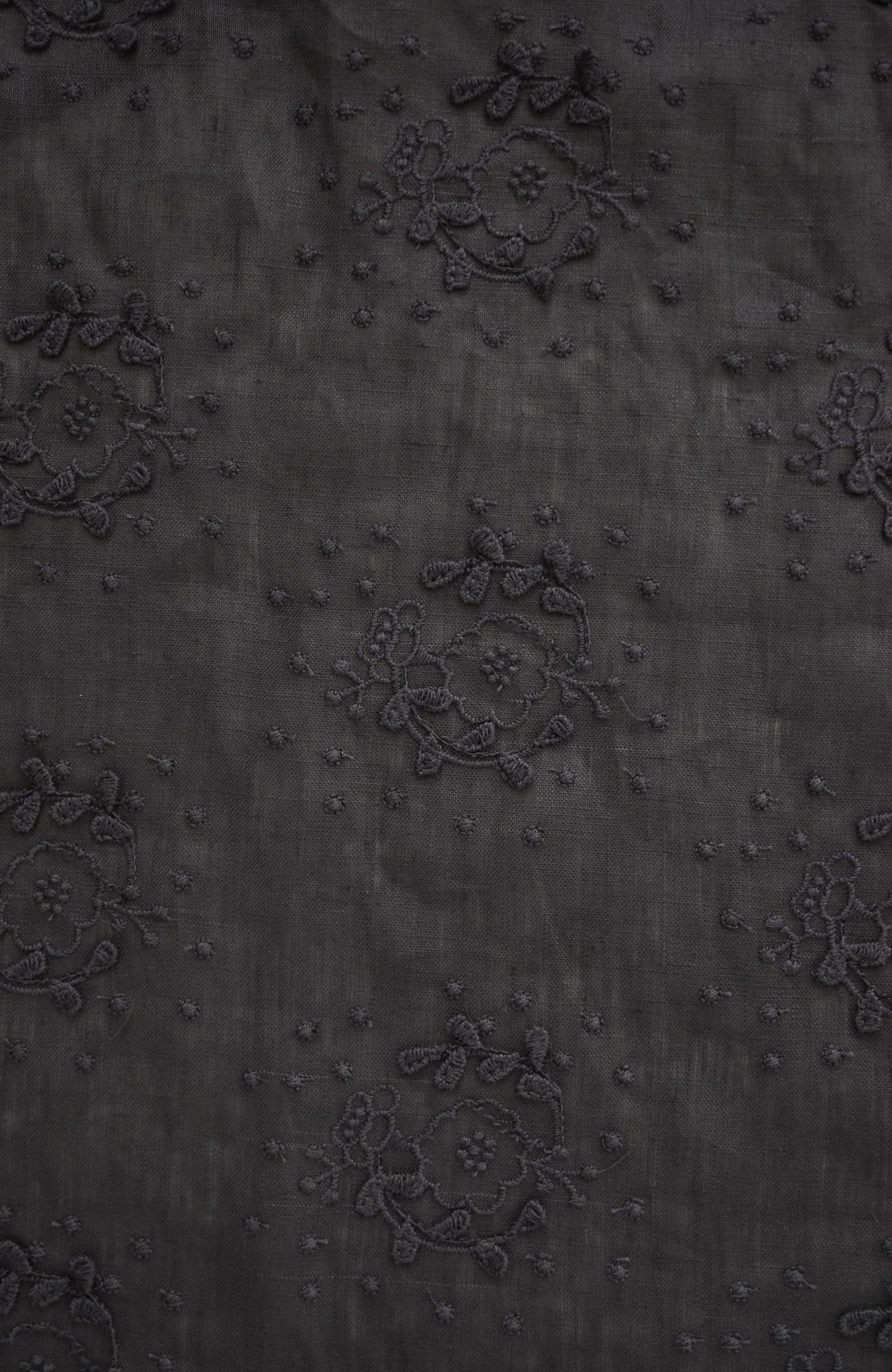 "Evening Primrose" Linen Embroidered Robe (2025 Spring Collection)