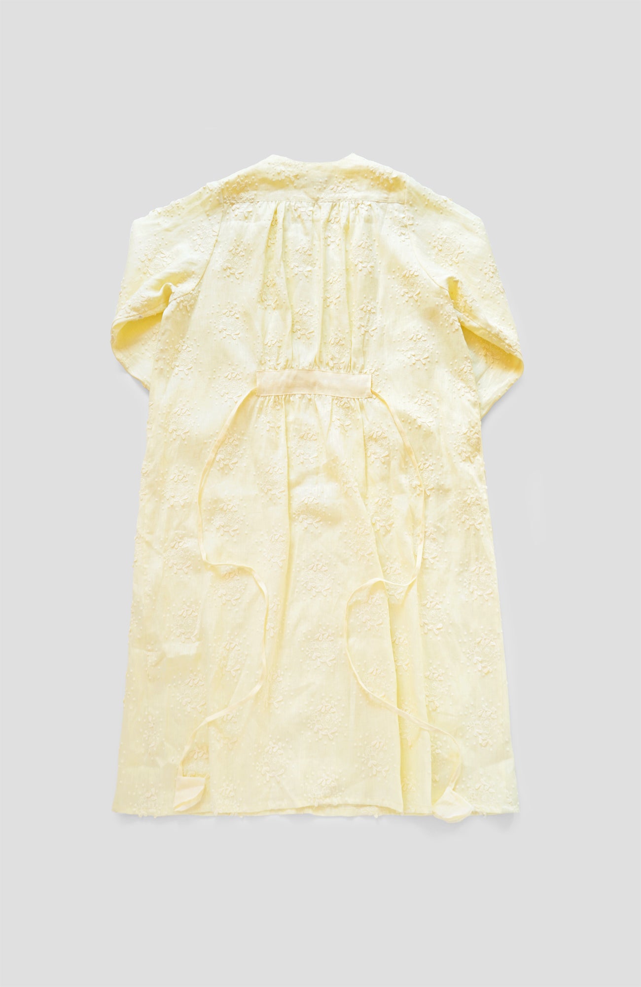 "Evening Primrose" Linen Embroidered Robe (2025 Spring Collection)
