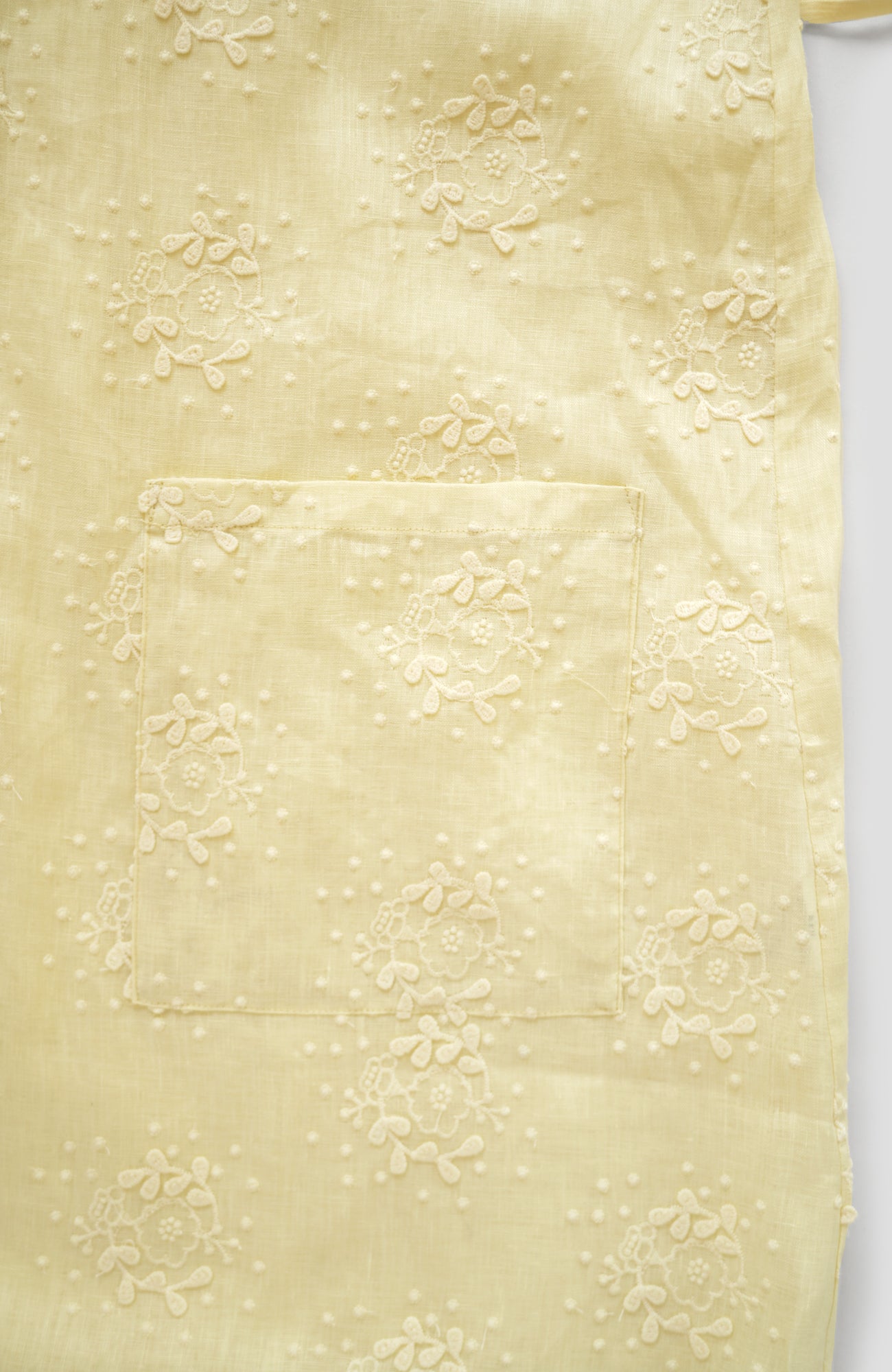 "Evening Primrose" Linen Embroidered Robe (2025 Spring Collection)