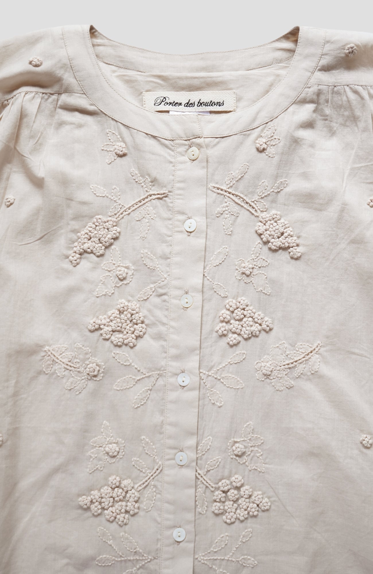 Lilas Embroidered Blouse (2025 Spring Collection)