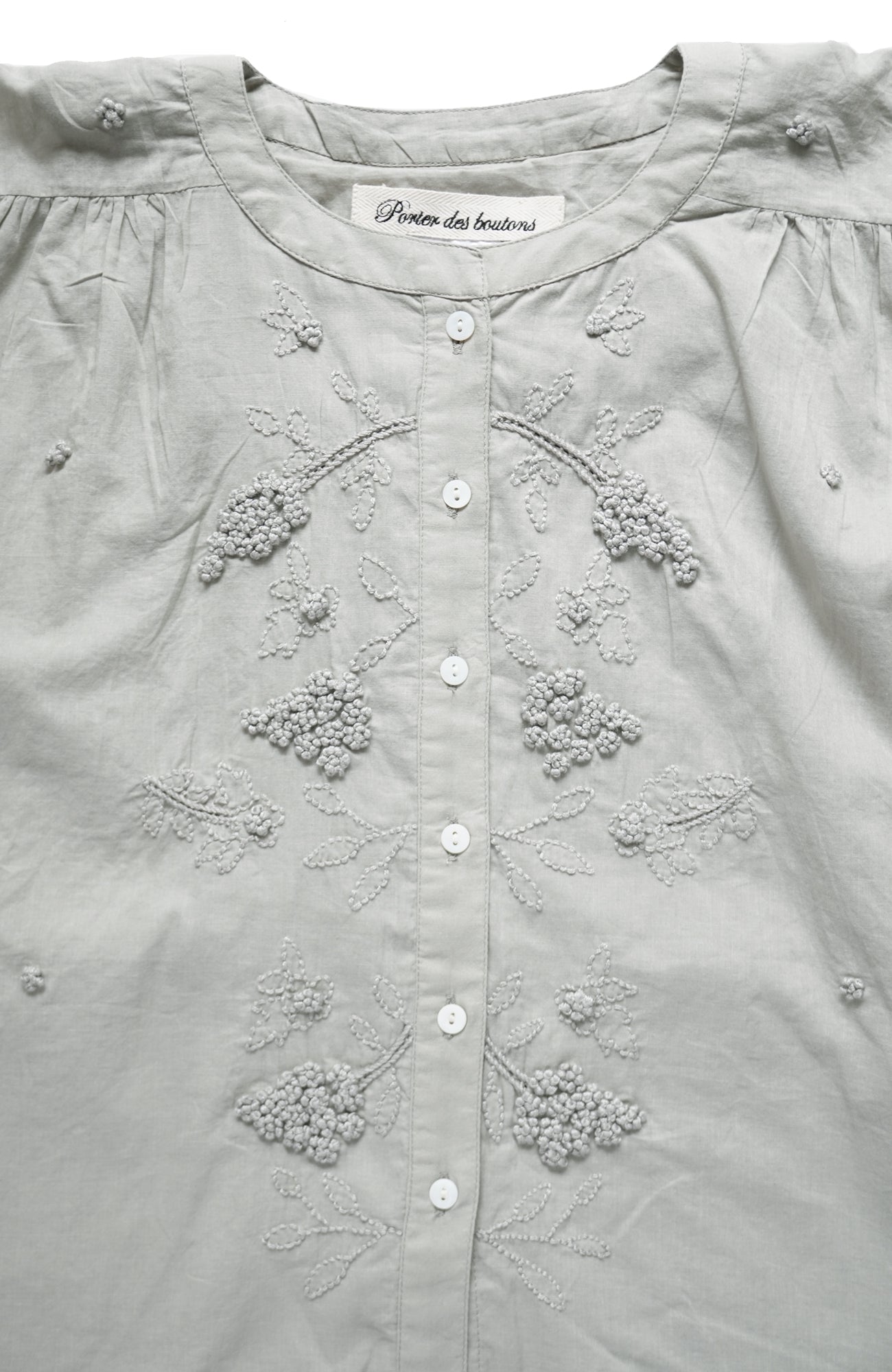 Lilas Embroidered Blouse (2025 Spring Collection)