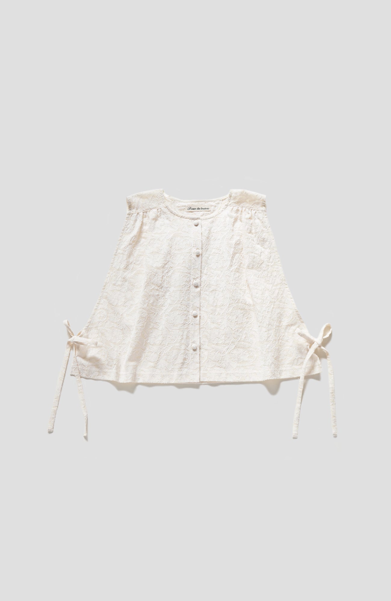 Side ribbon vest (2025 Summer Collection)