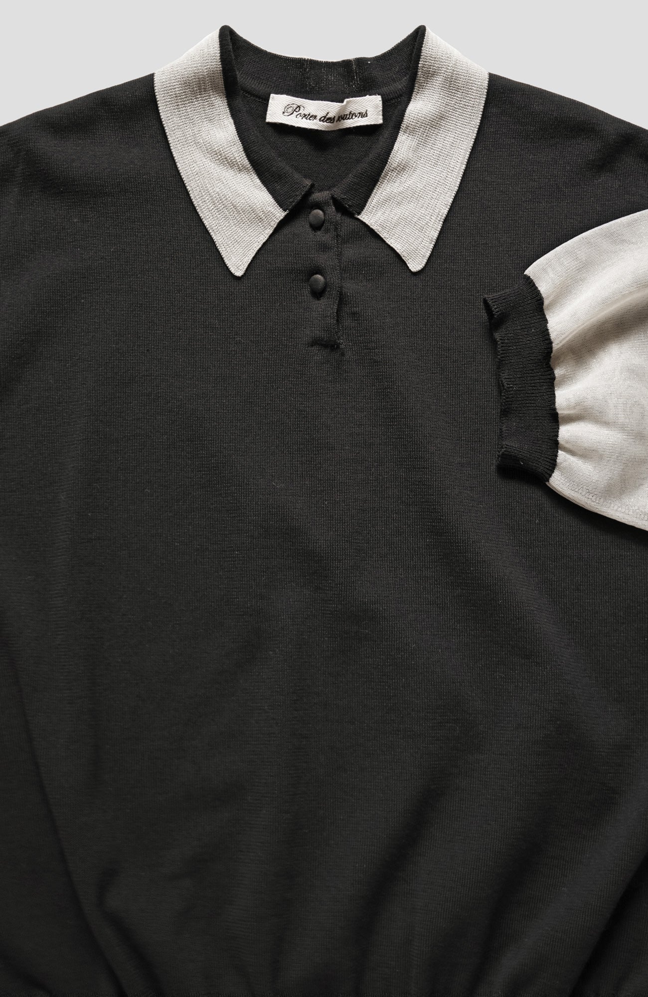 Polo collar knit (2025 Summer Collection)