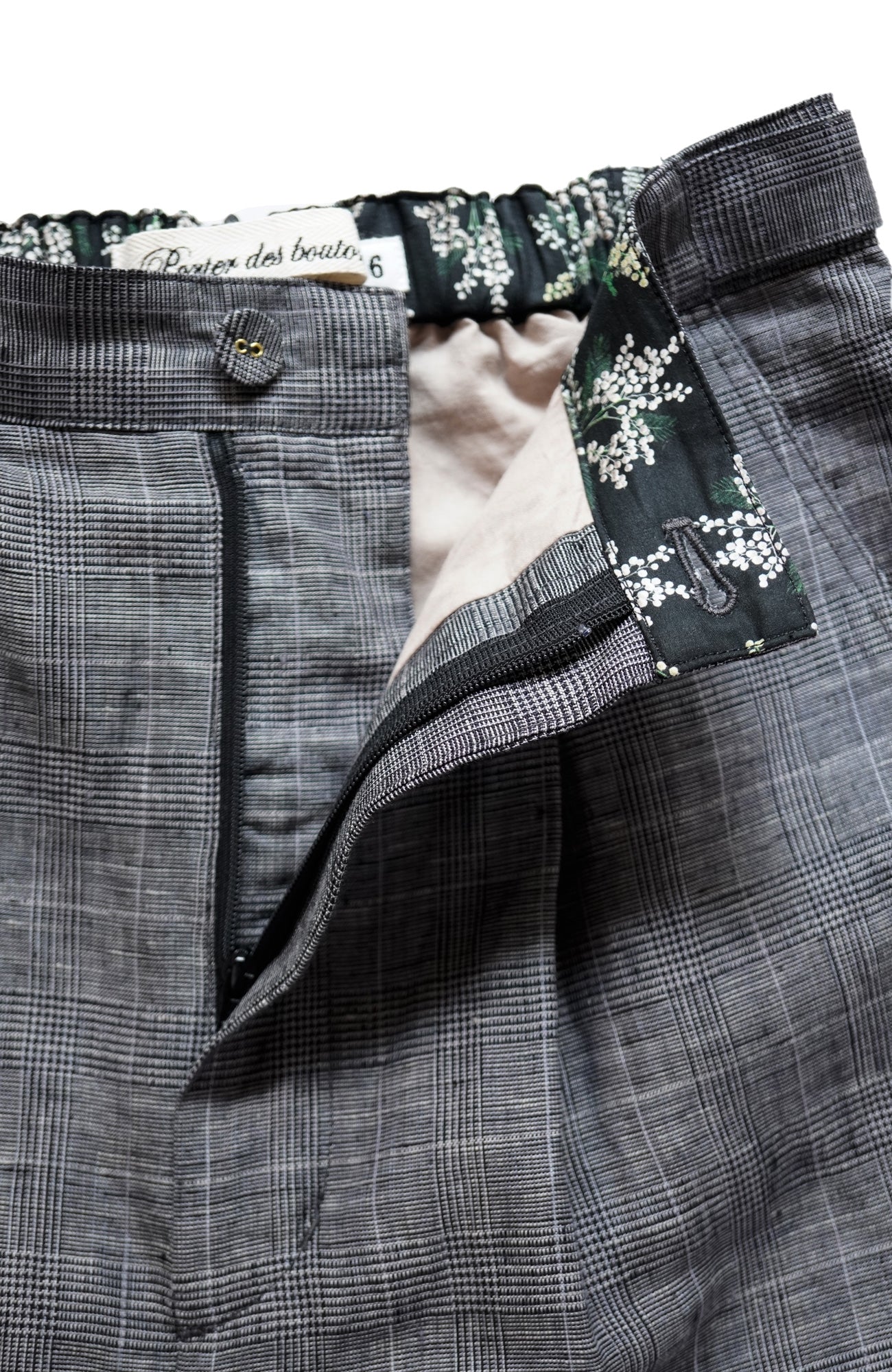 Glen check pants (2025 Summer Collection)