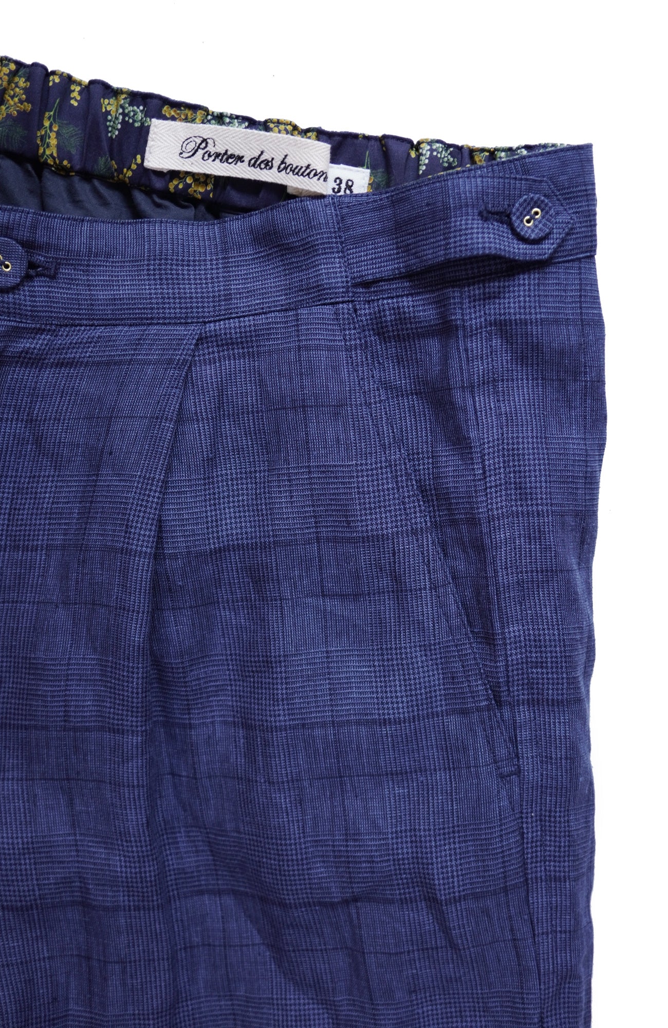 Glen check pants (2025 Summer Collection)