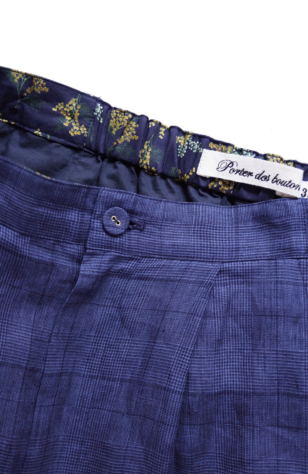 Glen check pants (2025 Summer Collection)