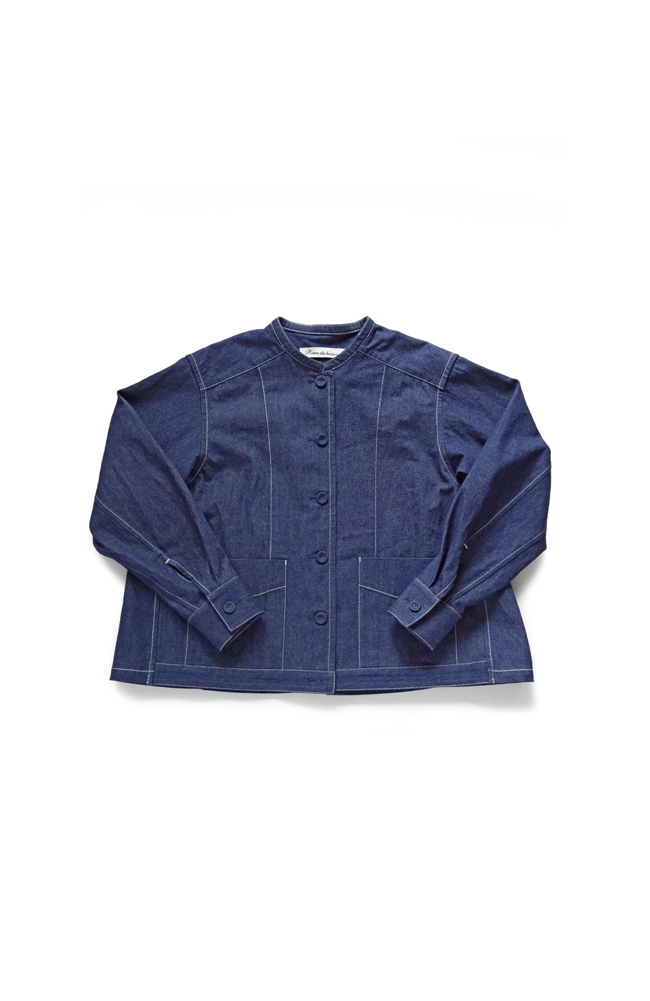 Denim back flare jacket (2025 Autumn & Winter Collection)