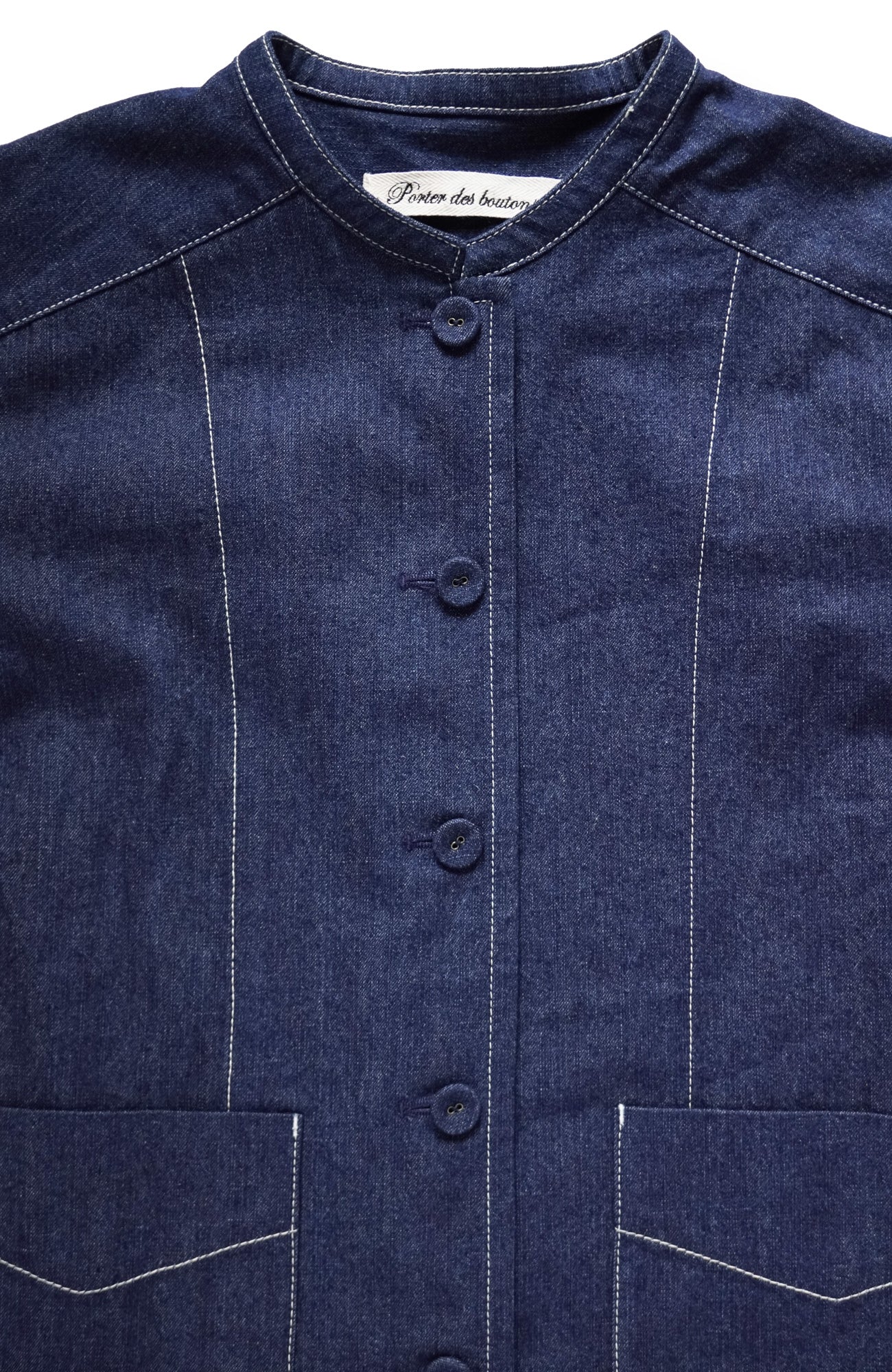 Denim back flare jacket (2025 Autumn & Winter Collection)