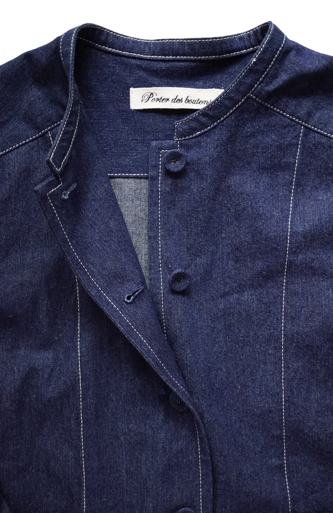 Denim back flare jacket (2025 Autumn & Winter Collection)