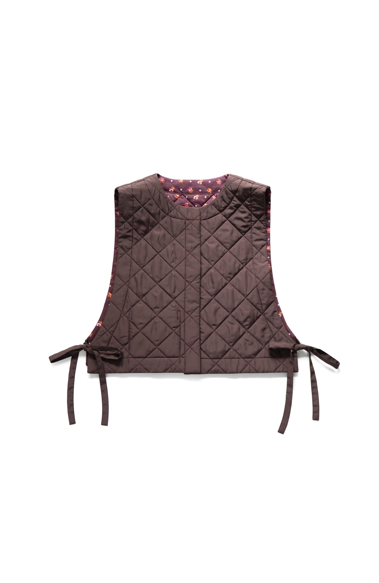Reversible quilted vest (2025 Autumn & Winter Collection)