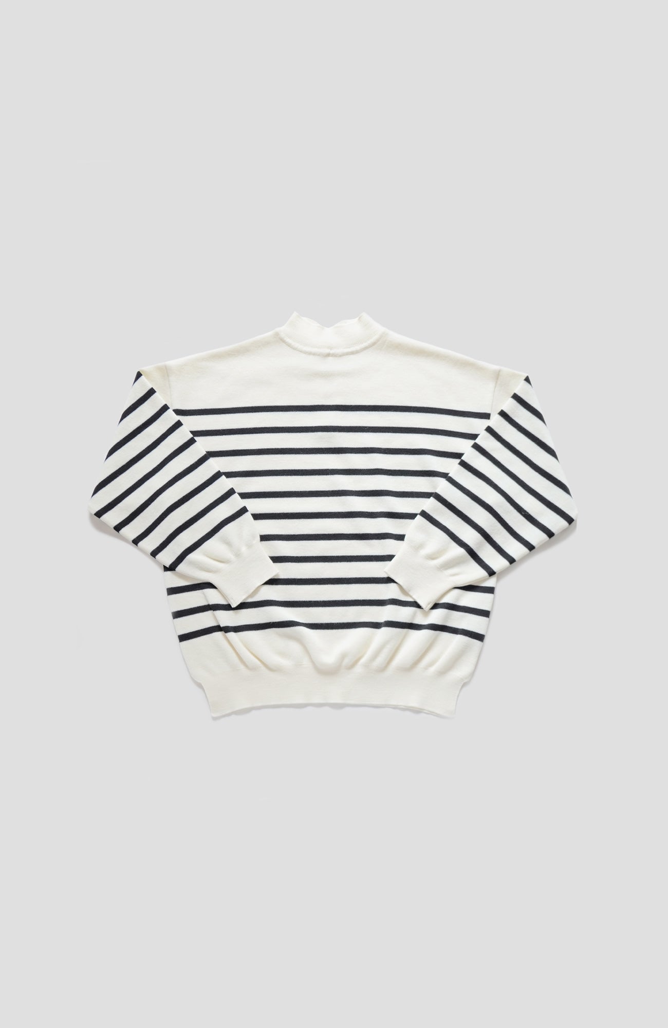 Fondant knit border 2way pullover (2025 Autumn & Winter Collection)