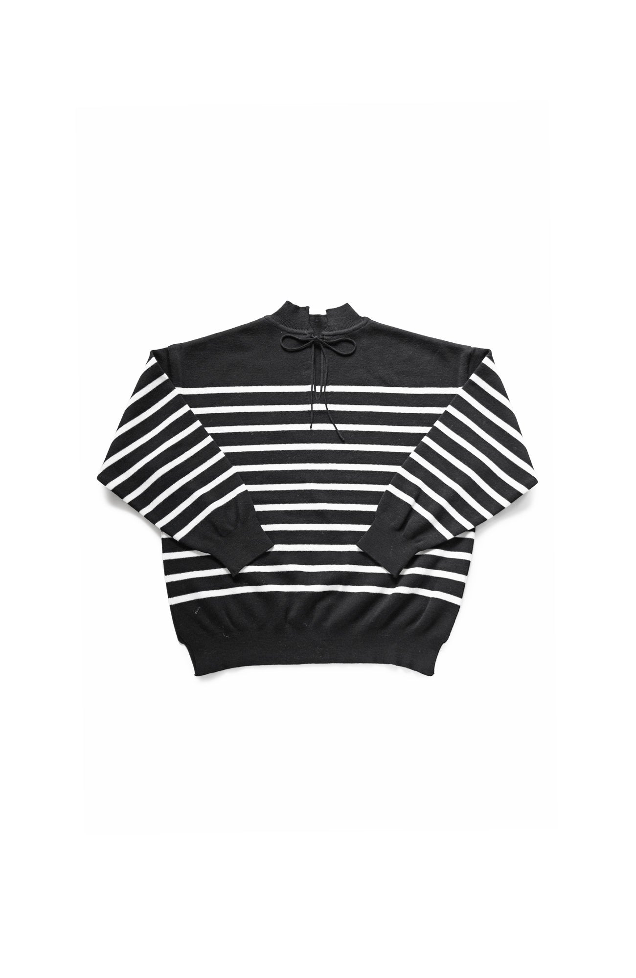 Fondant knit border 2way pullover (2025 Autumn & Winter Collection)
