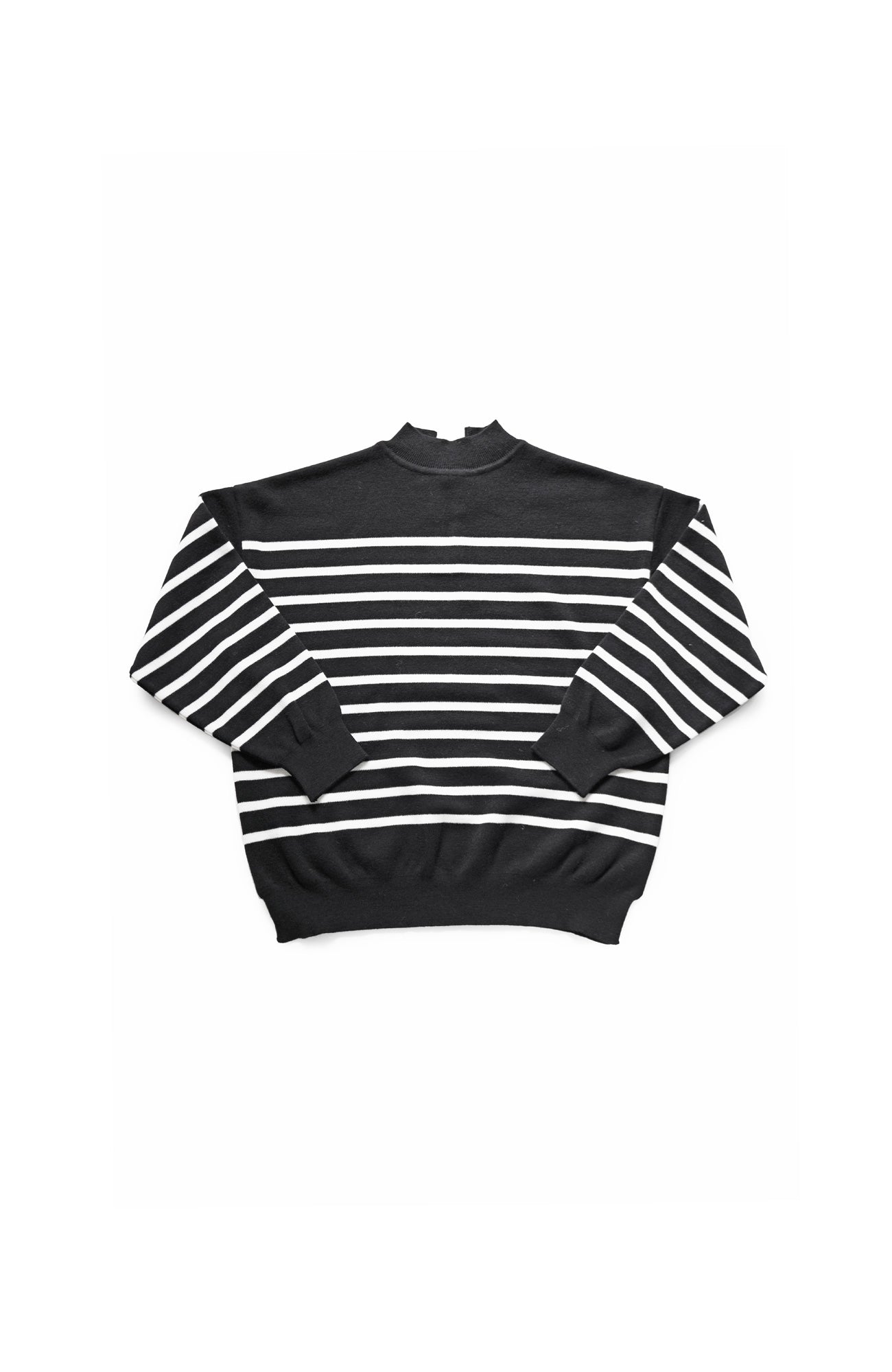 Fondant knit border 2way pullover (2025 Autumn & Winter Collection)