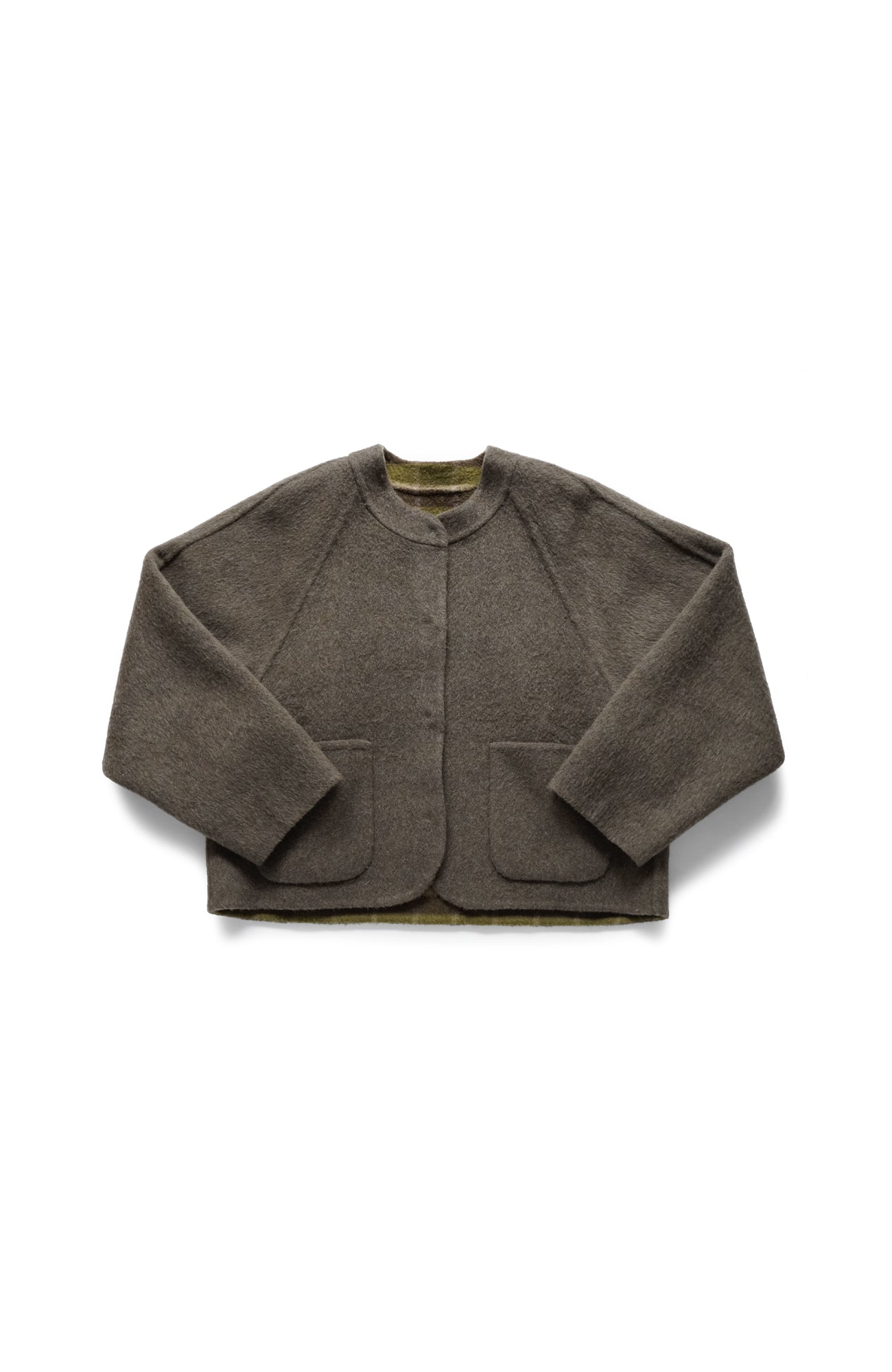 リバーシブルショートコート/シャギー(2025-2026 Winter & Pre-spring Collection)