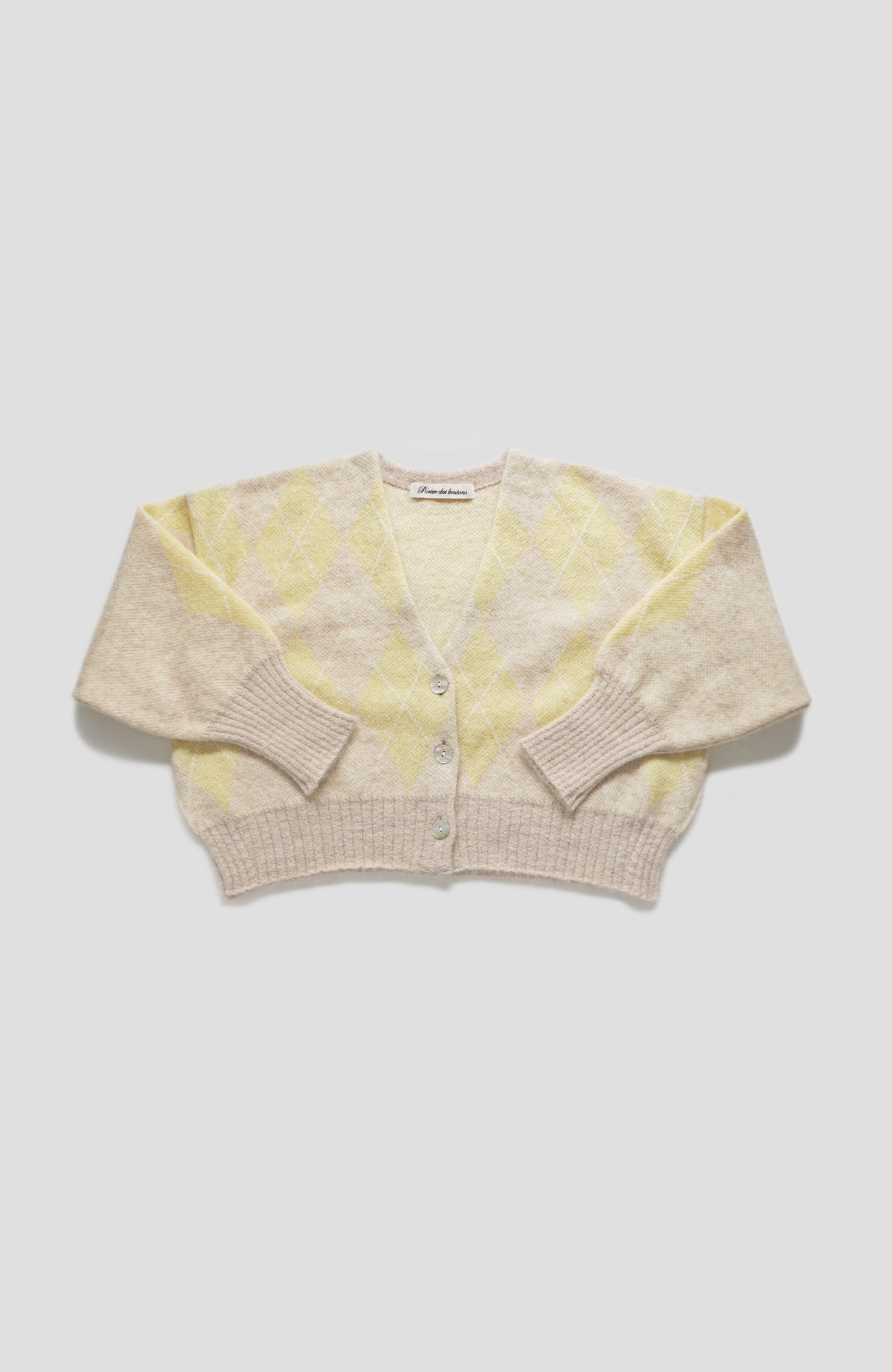 アーガイルカーディガン(2025-2026 Winter & Pre-spring Collection)