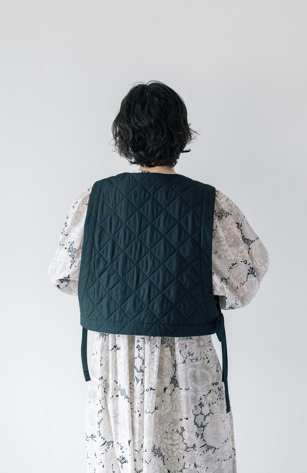 Reversible quilted vest (2025 Autumn & Winter Collection)