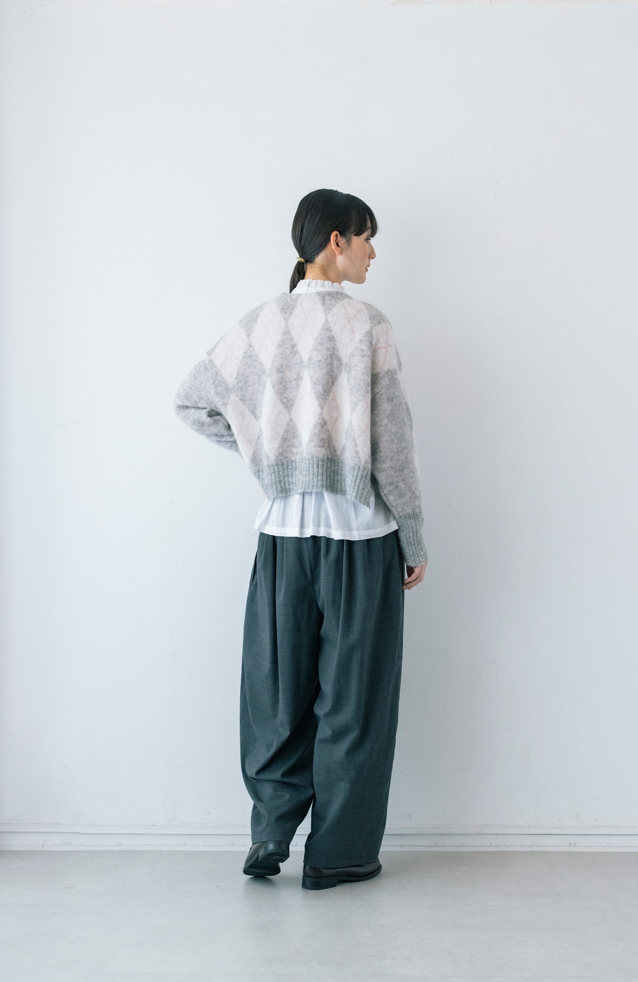 アーガイルカーディガン(2025-2026 Winter & Pre-spring Collection)