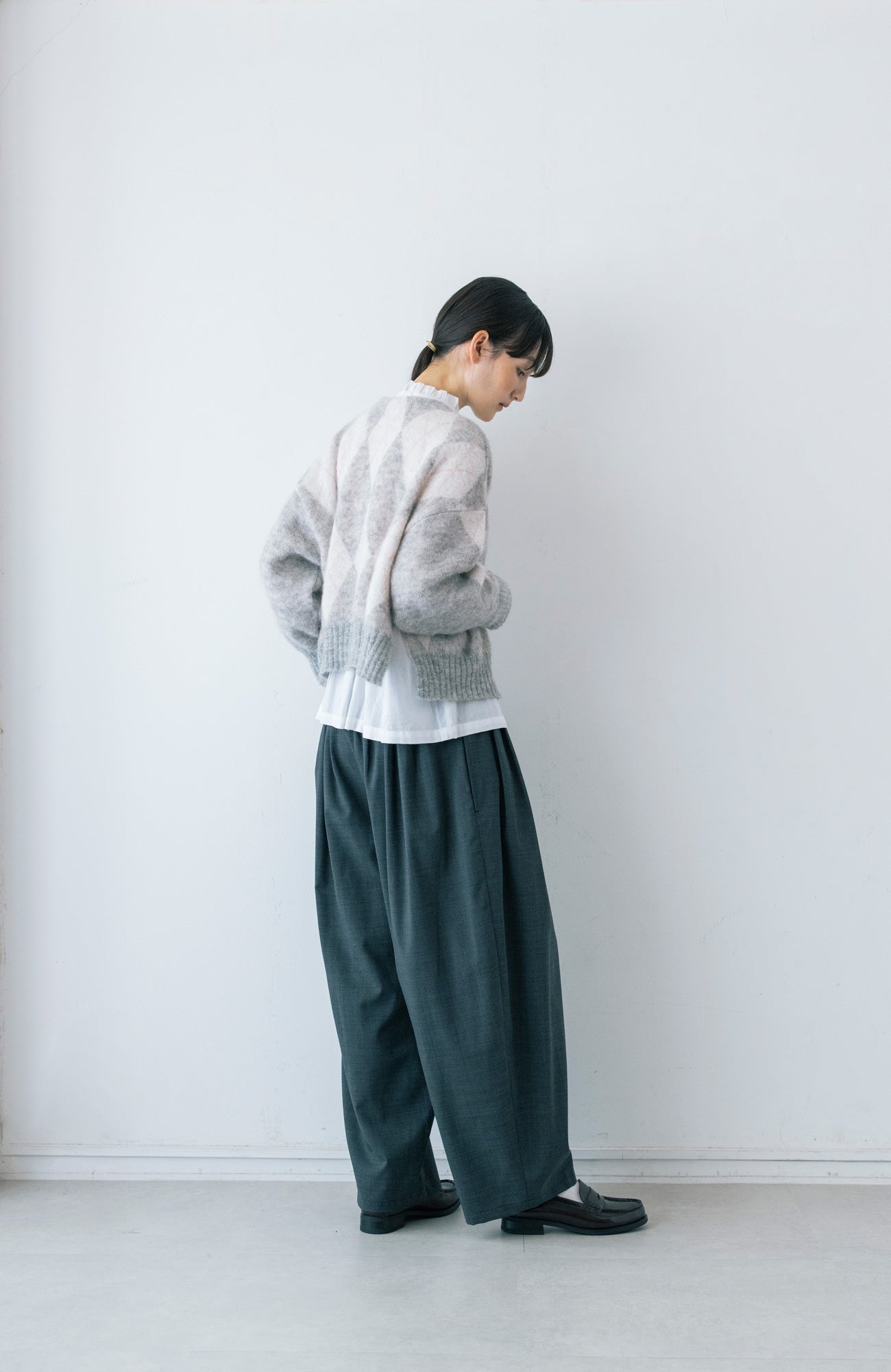アーガイルカーディガン(2025-2026 Winter & Pre-spring Collection)