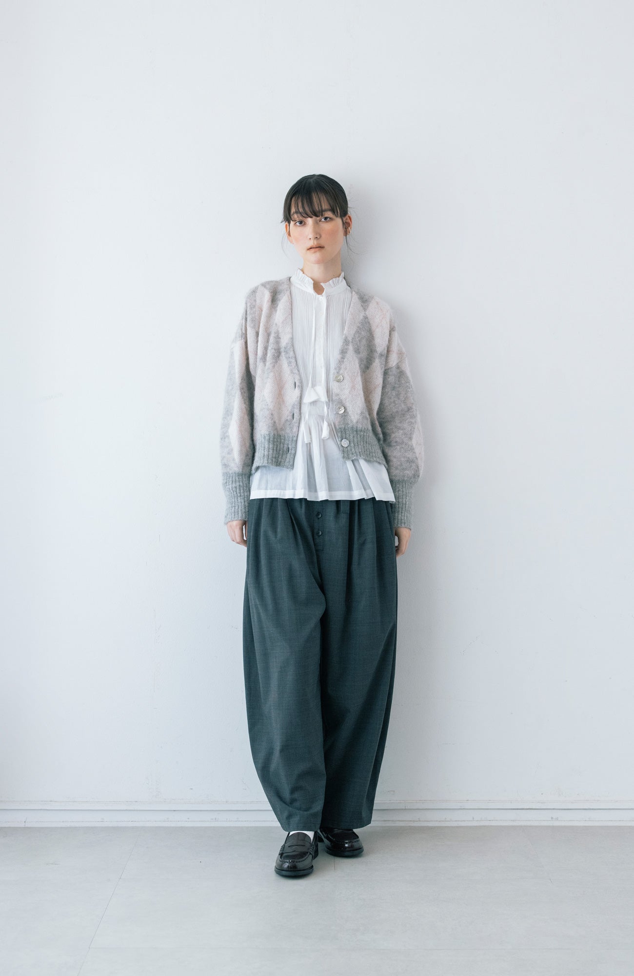 アーガイルカーディガン(2025-2026 Winter & Pre-spring Collection)