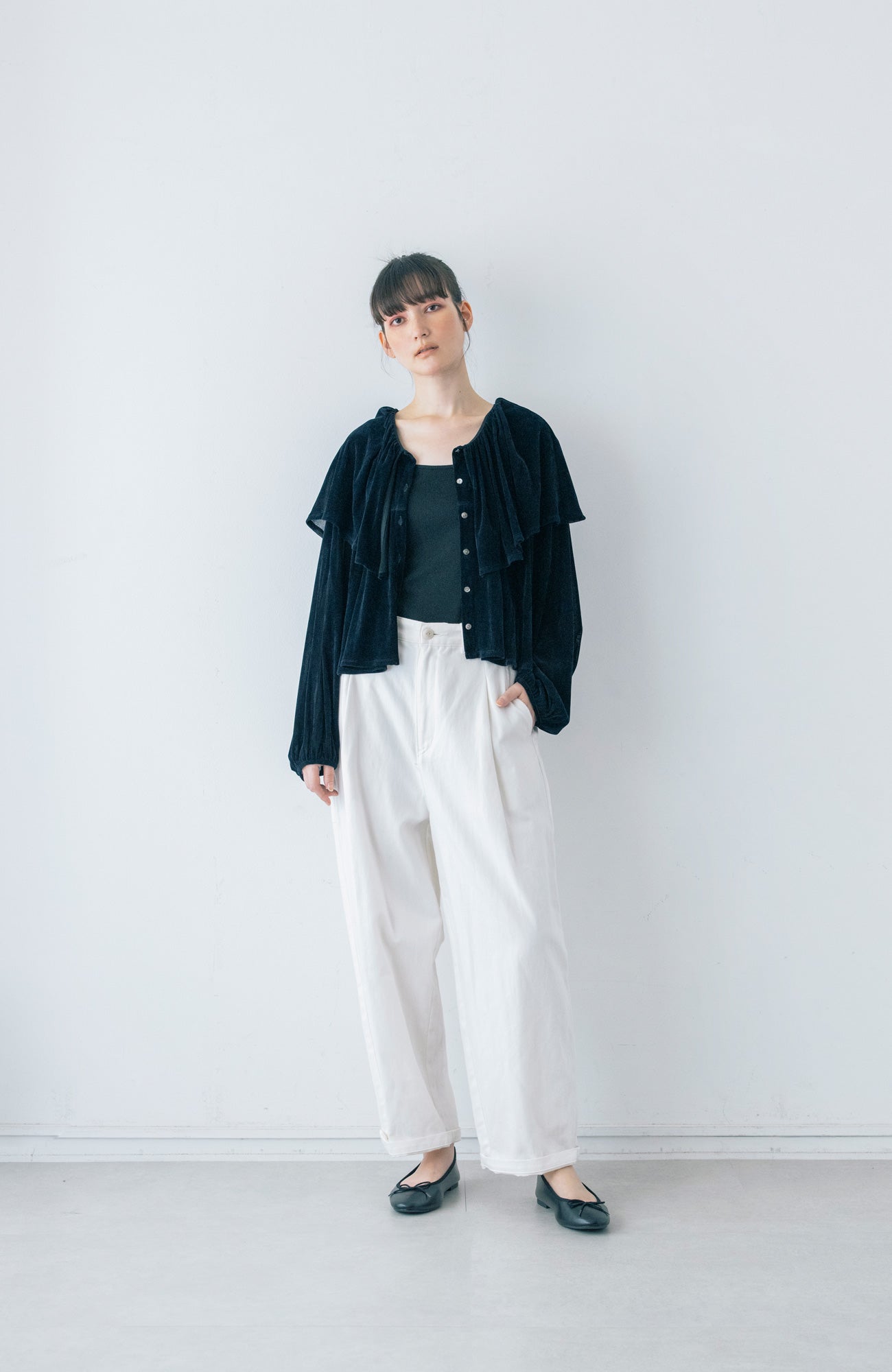 ワイドカラーカーディガン(2025-2026 Winter & Pre-spring Collection)