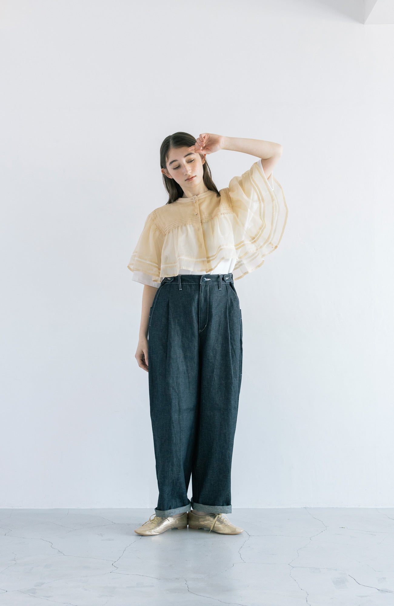 Cape blouse (2025 Summer Collection)