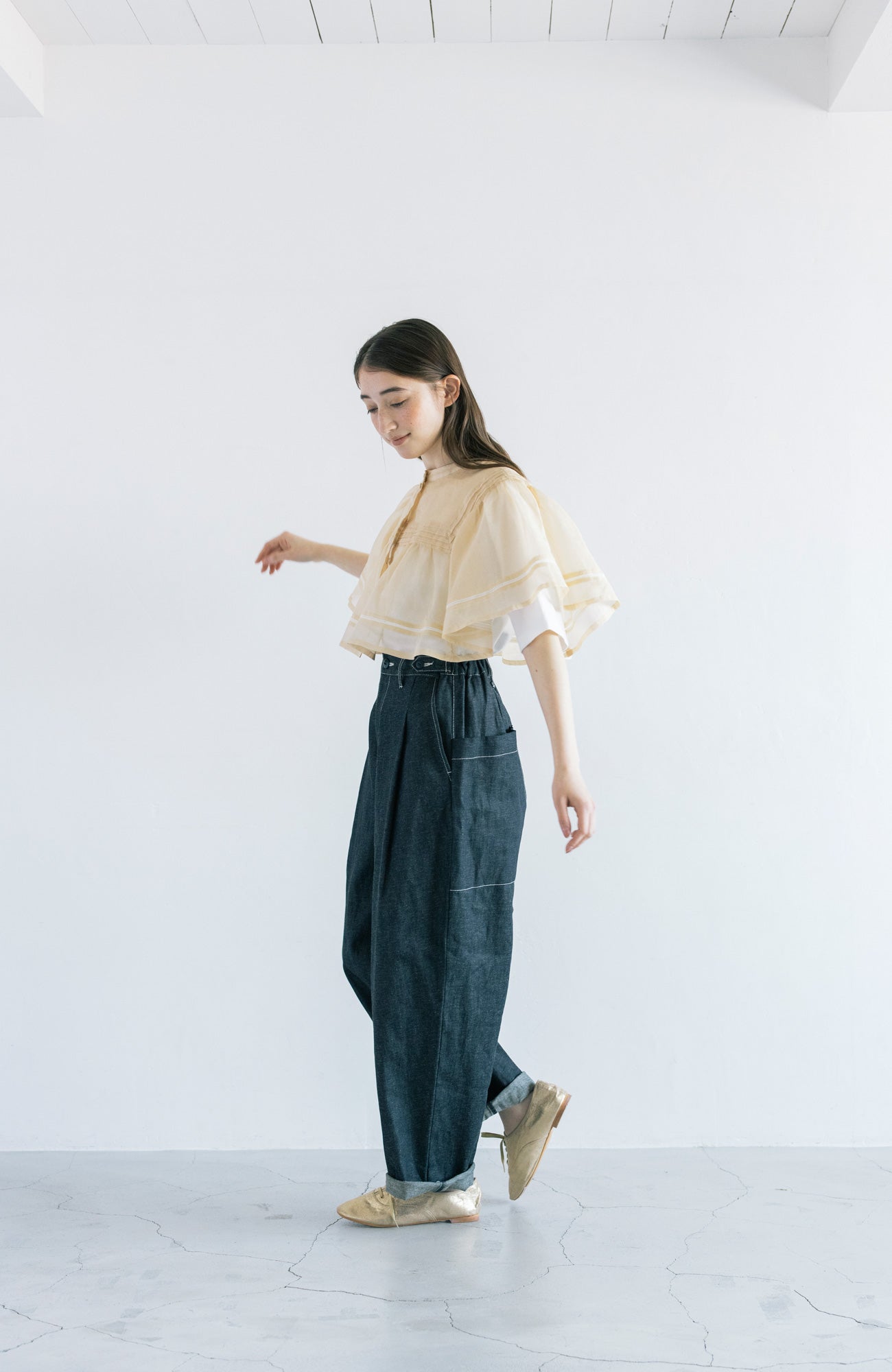 Cape blouse (2025 Summer Collection)