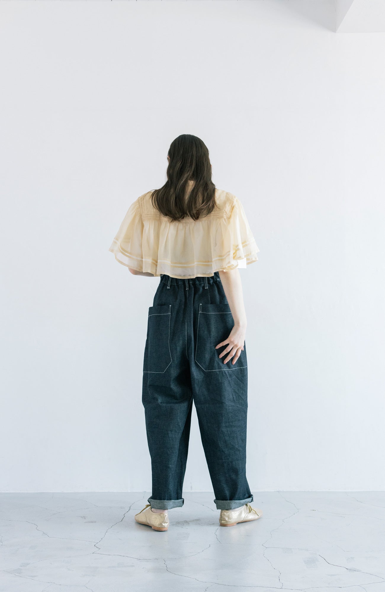 Cape blouse (2025 Summer Collection)