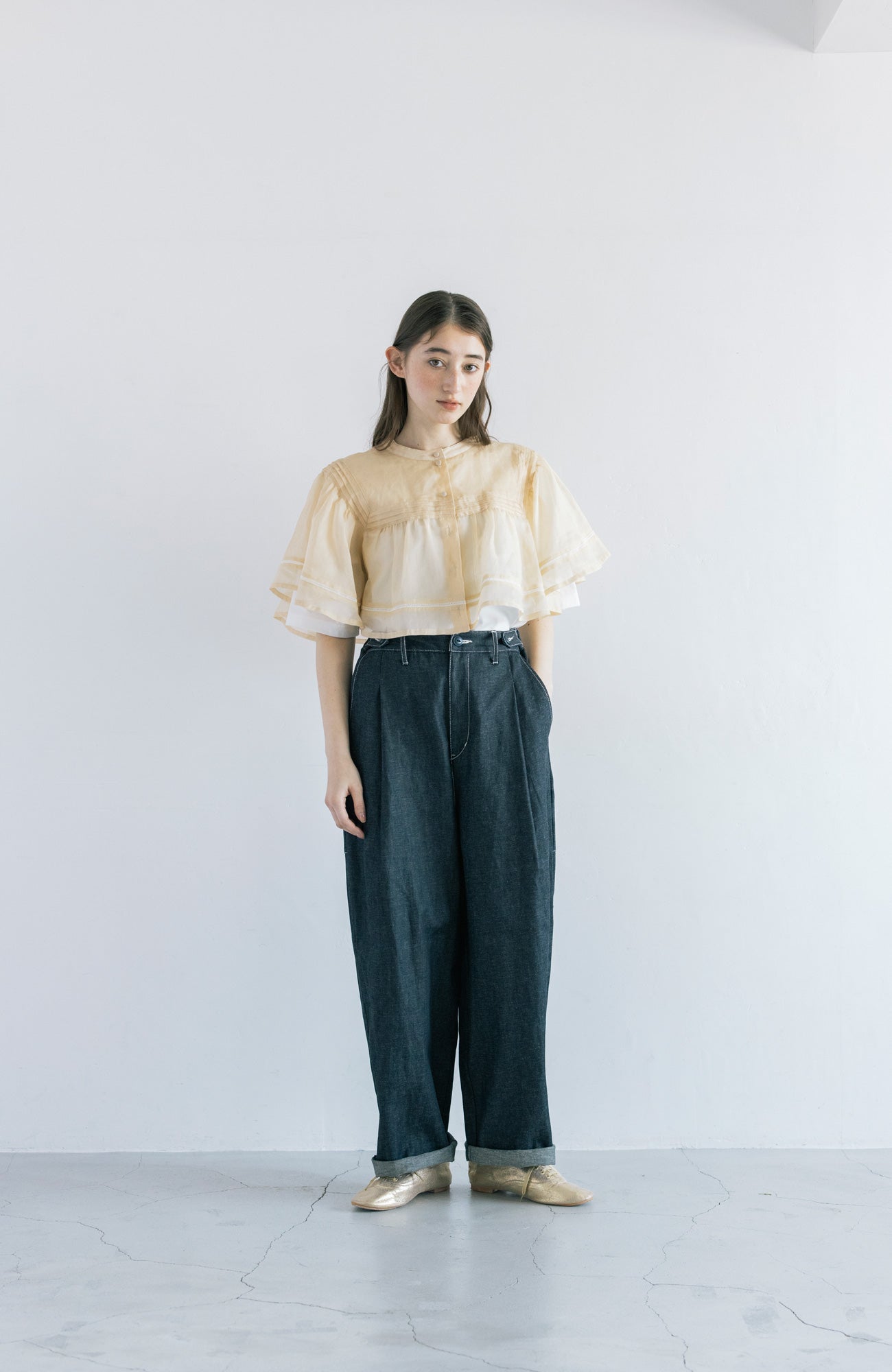 Cape blouse (2025 Summer Collection)