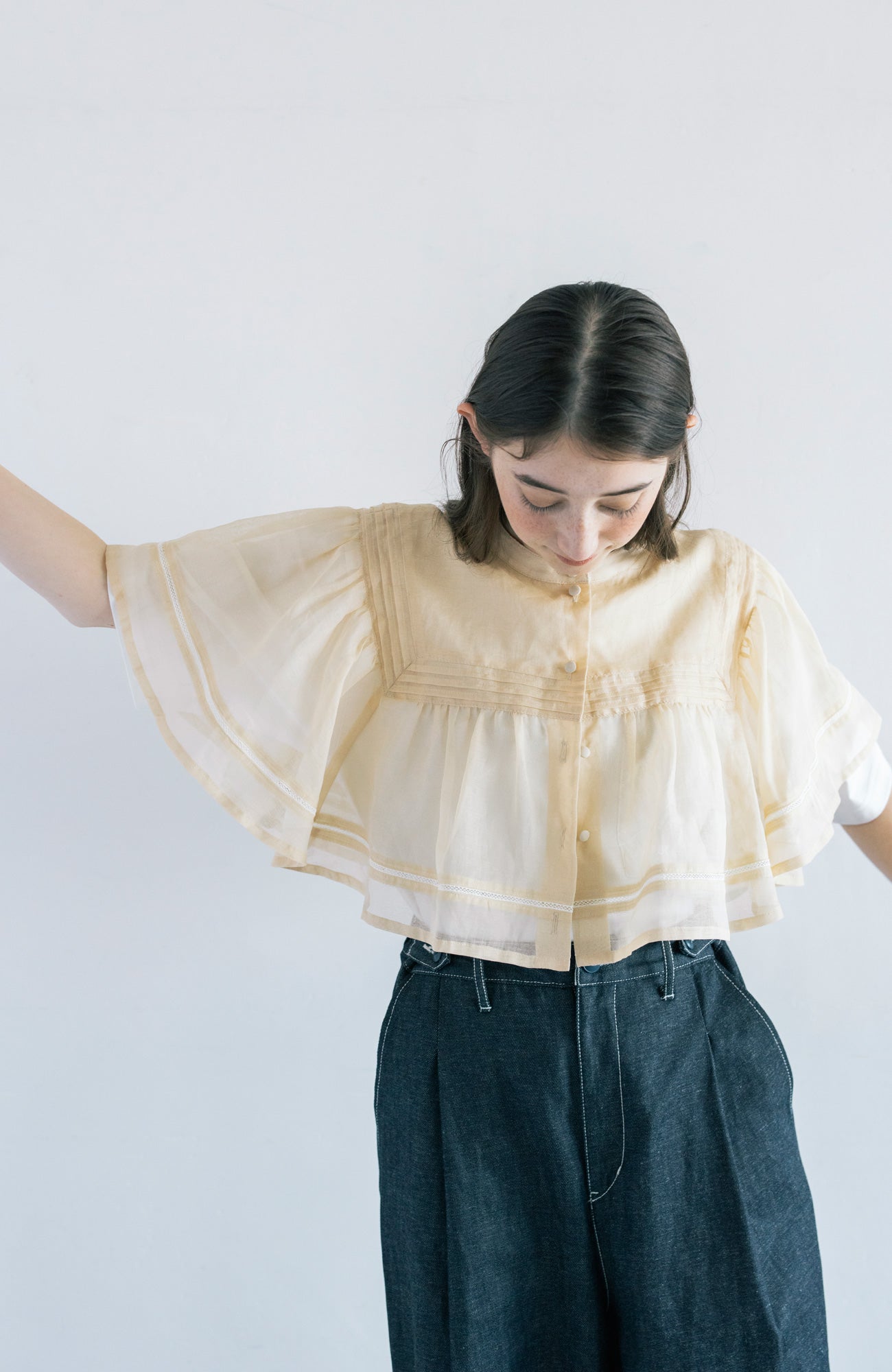 Cape blouse (2025 Summer Collection)