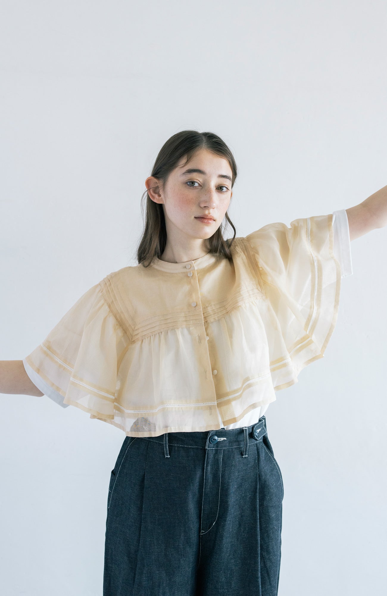 Cape blouse (2025 Summer Collection)