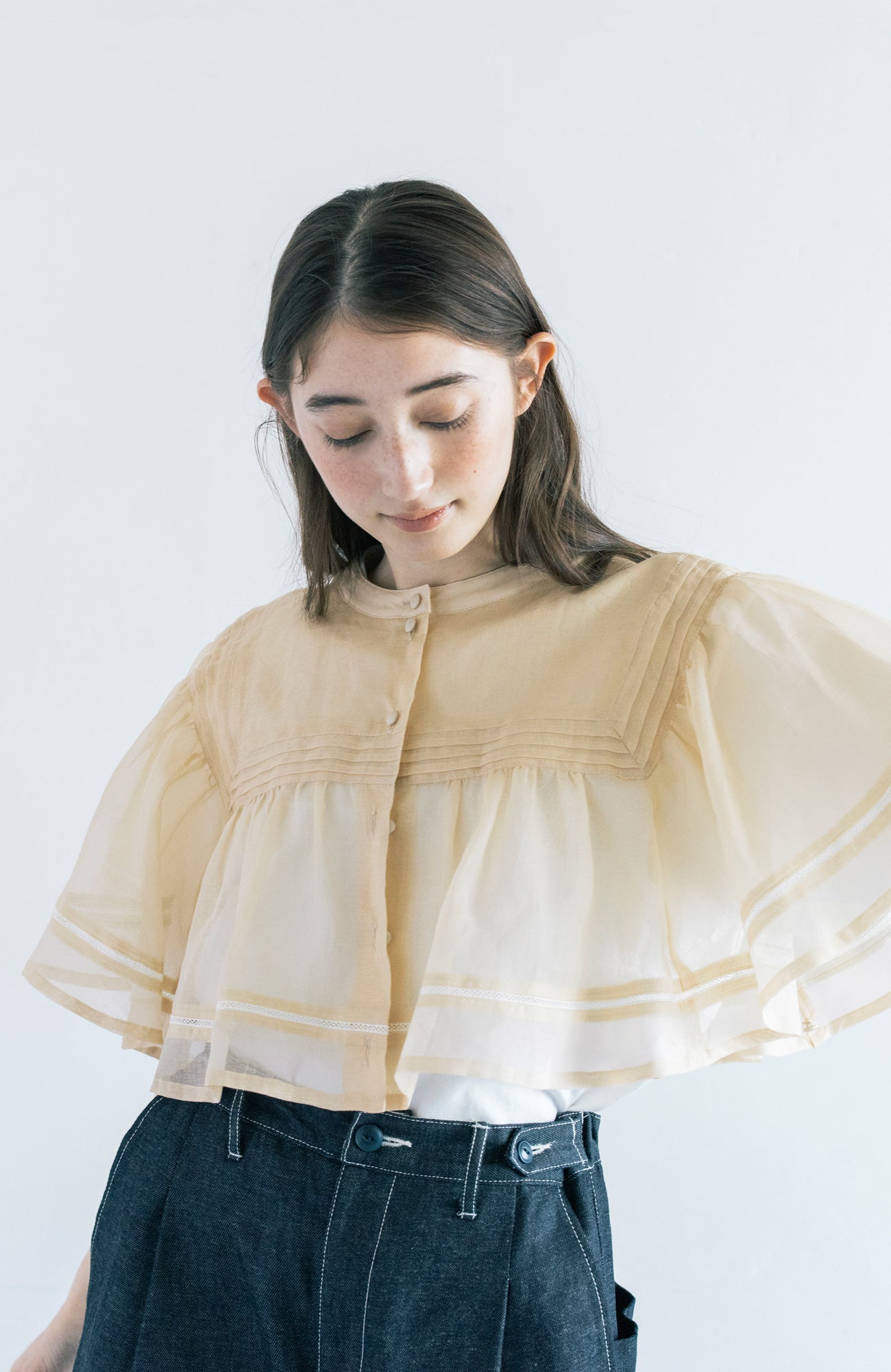 Cape blouse (2025 Summer Collection)